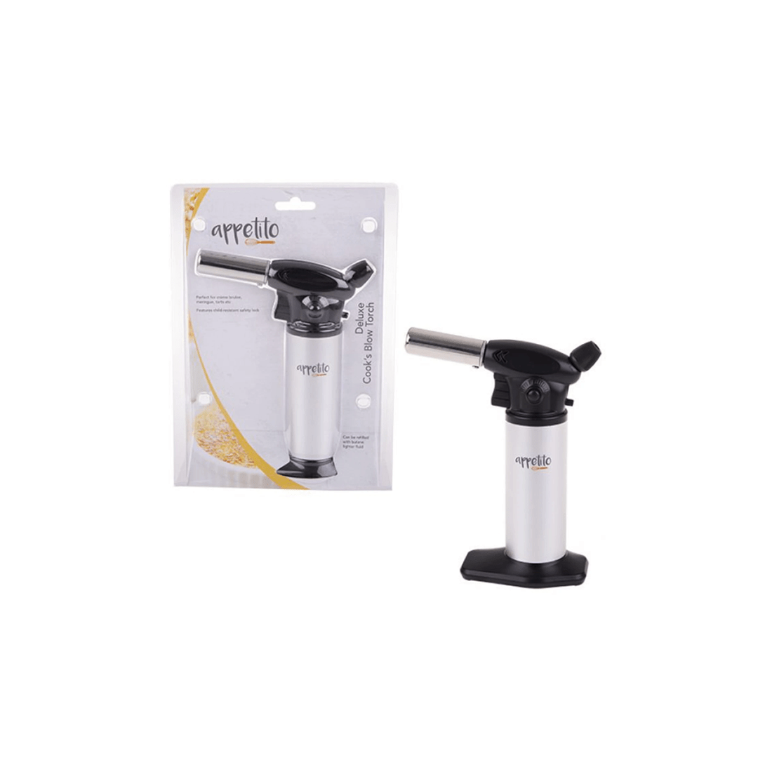 2 Appetito Deluxe Cooks Blow Torch Kitchen Blow Torch For Baking And Cooking
 - Plain, 2 of 3