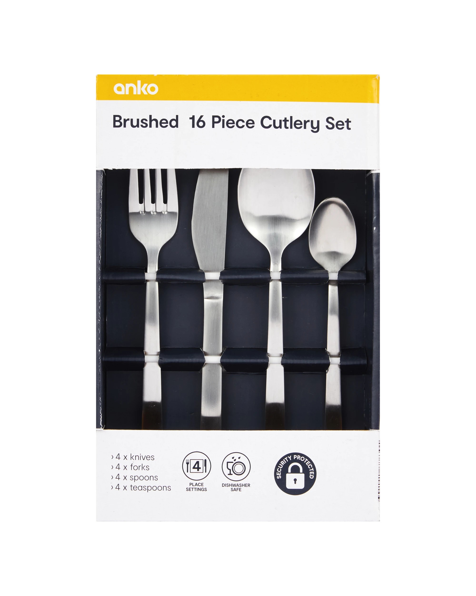 5 Brushed 16 Piece Cutlery Set, 5 of 6
