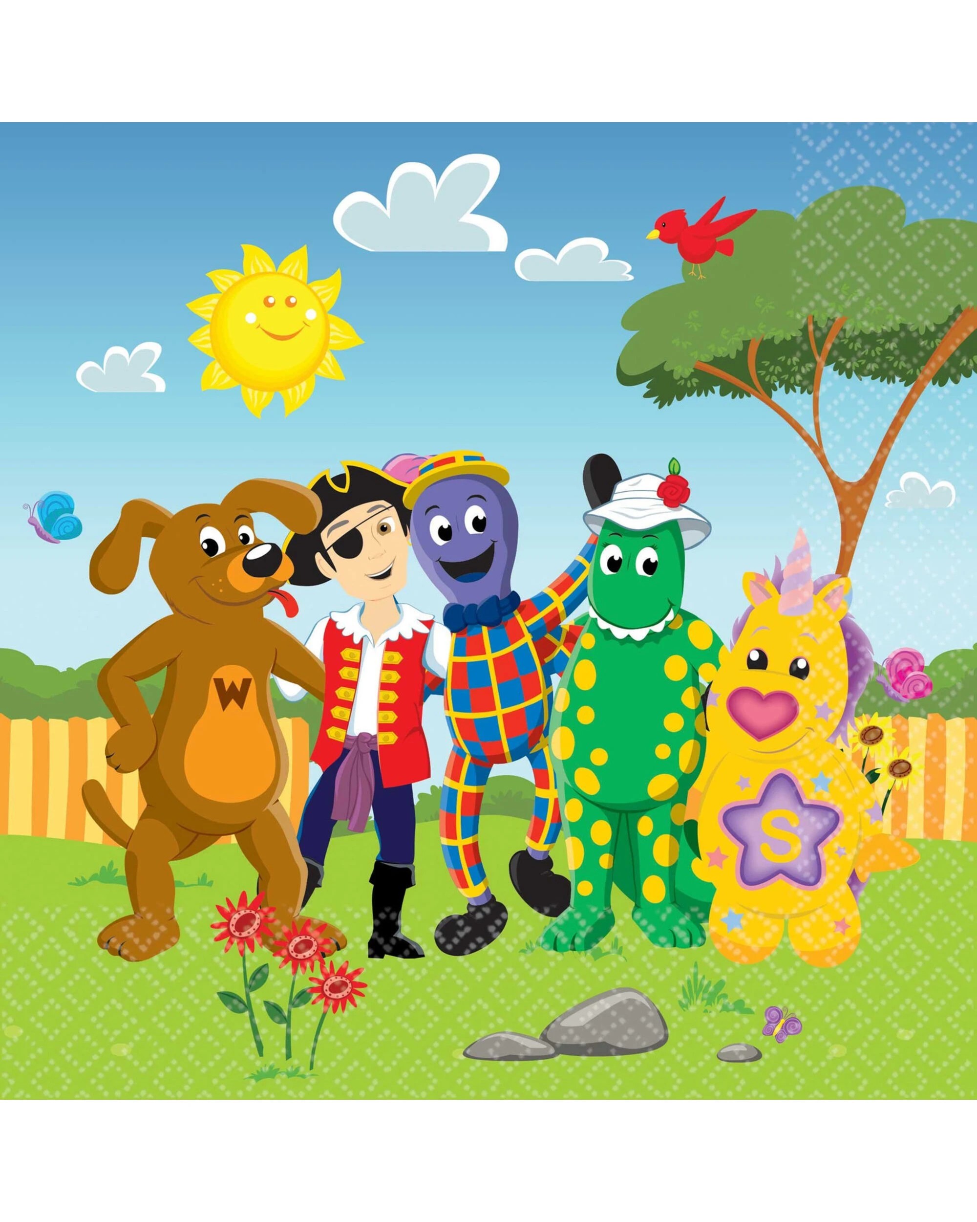 1 Amscan The Wiggles Party Large Napkins / Serviettes Pack of 16, 1 of 1