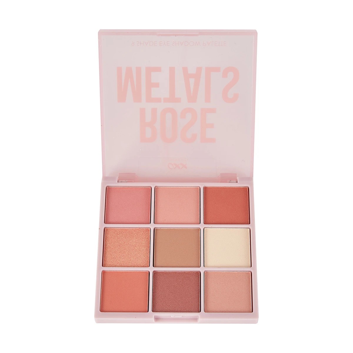 2 OXX Cosmetics 9 Shades Eyeshadow Palette - Rose Metals, 2 of 6