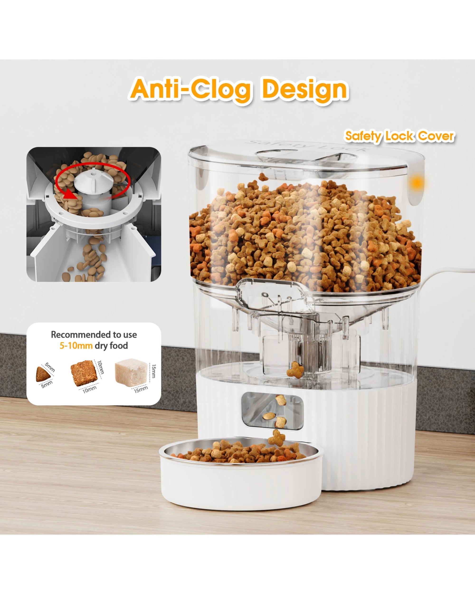 6 Advwin 3.5l Automatic Pet Feeder, 6 of 8