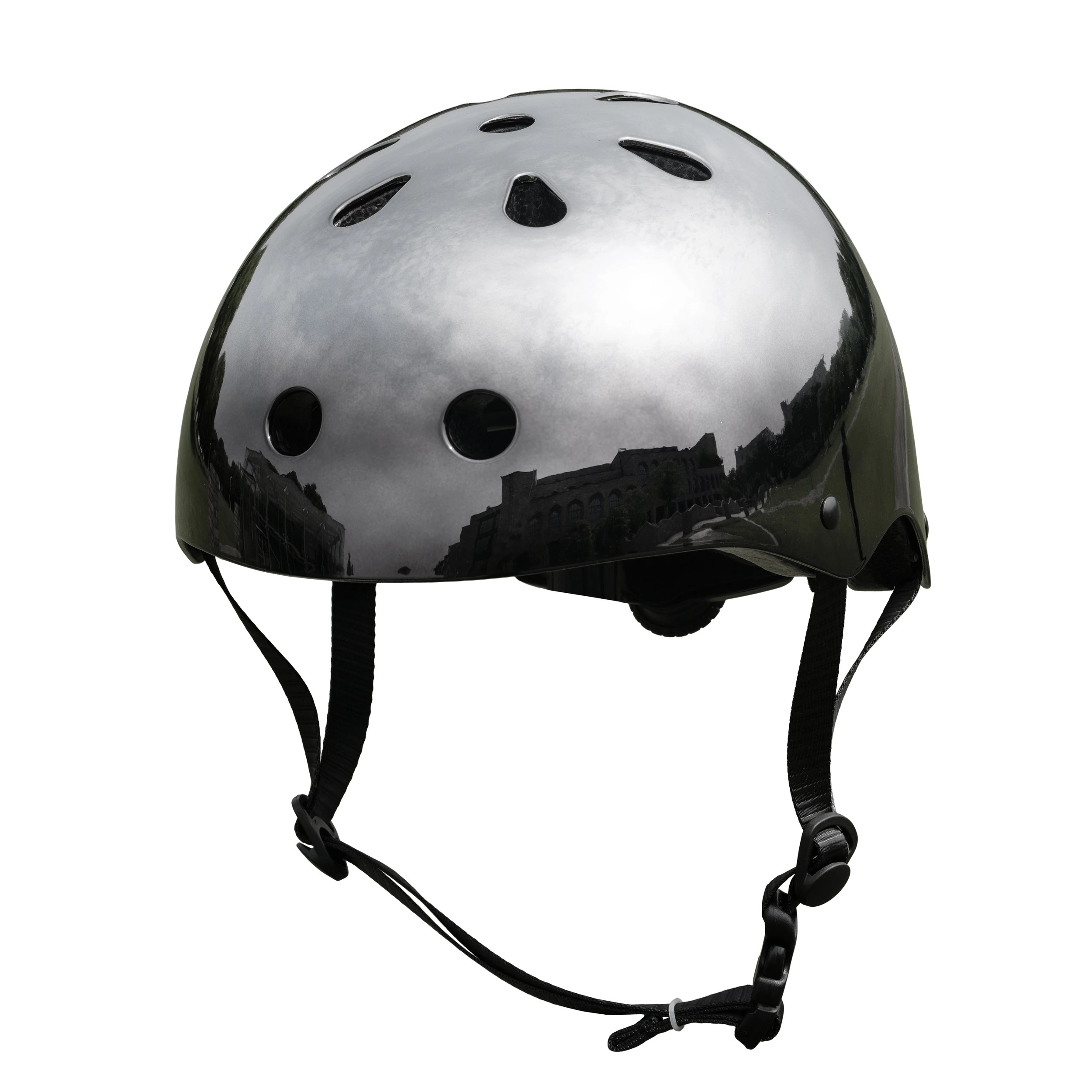 2 Black/Chrome Multi Sport Helmet, 2 of 5