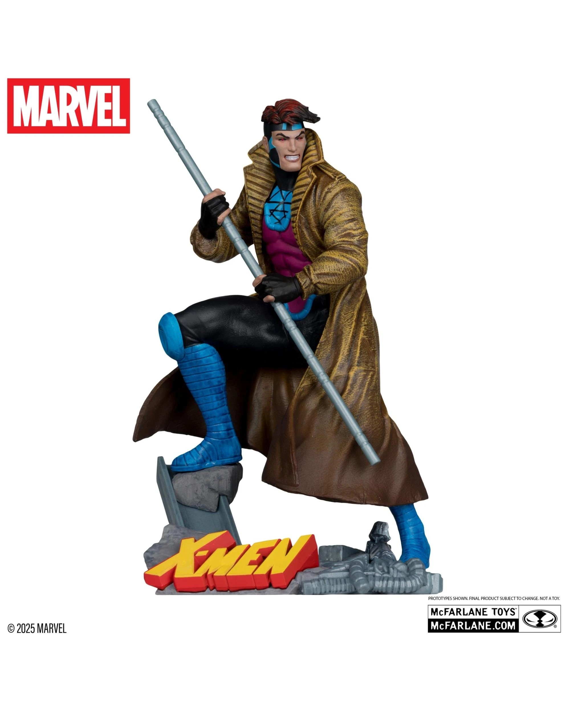 2 Marvel Collection X-Men #1 Gambit 1:10 Scale Figure, 2 of 5