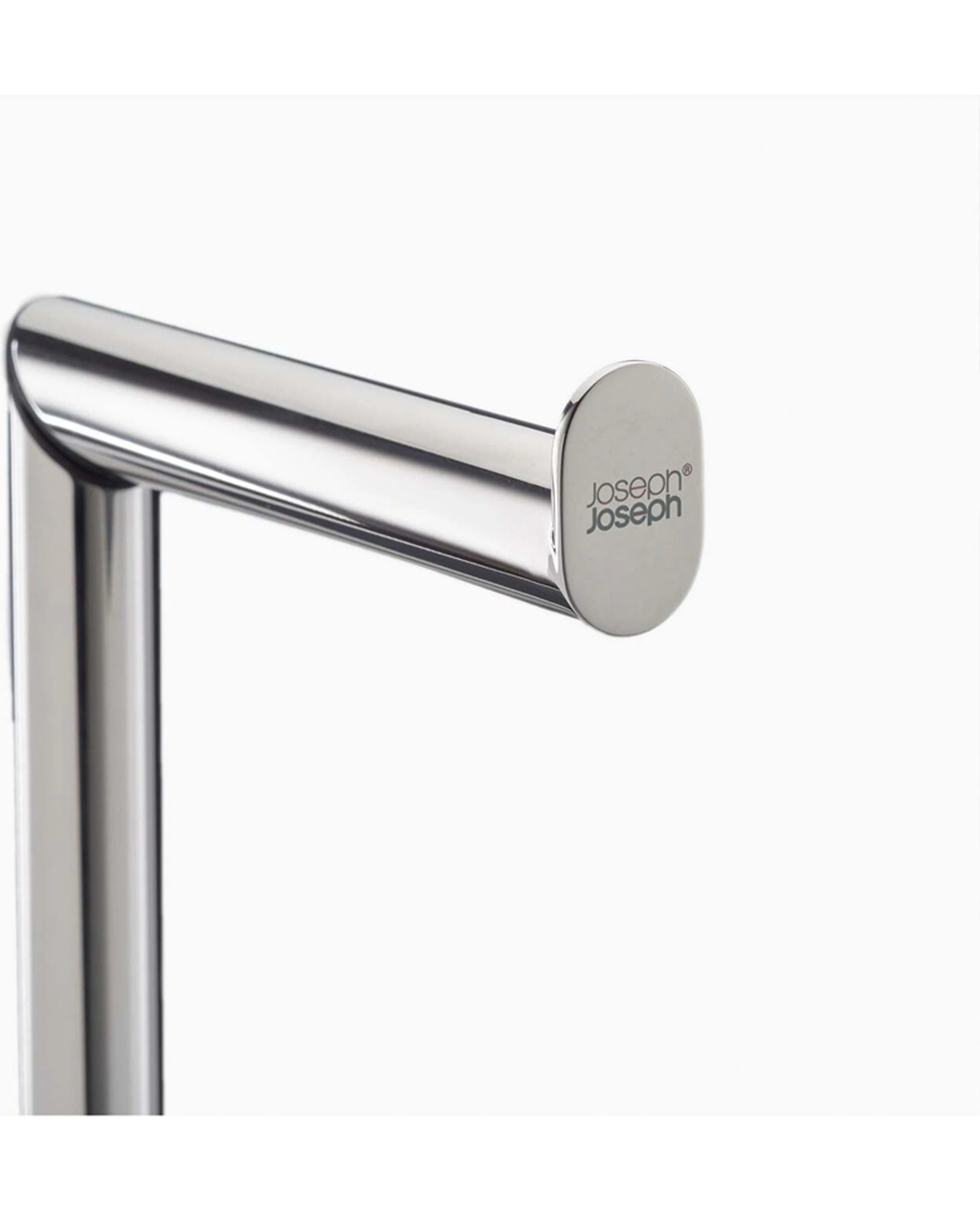 2 Joseph Joseph Easystore Luxe 2in1 Toilet Roll Stand Polished Stainless Steel 57cm - White, 2 of 6