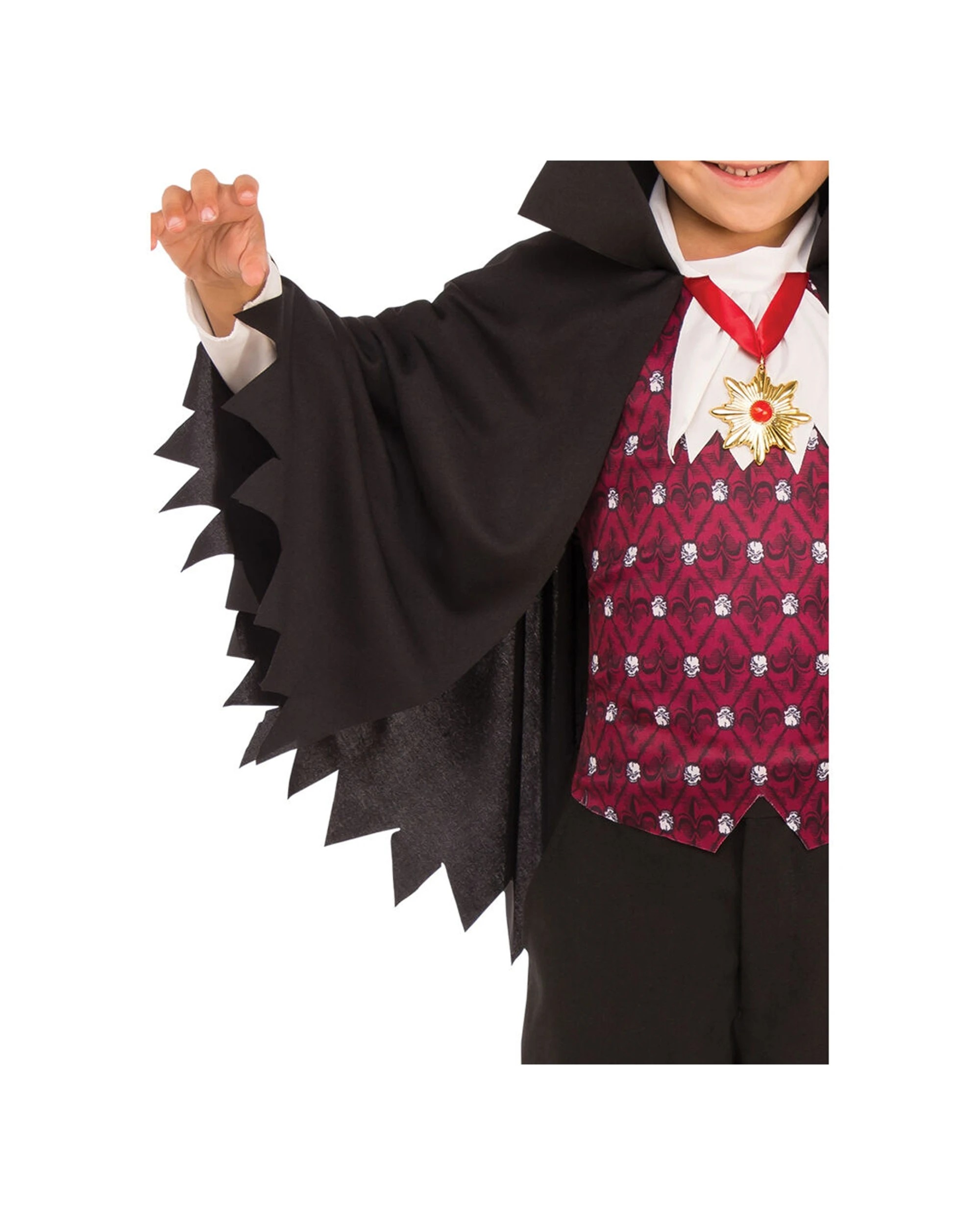 3 Rubies Little Vampire Boys Dress Up Costume Kids M - Natural, 3 of 3