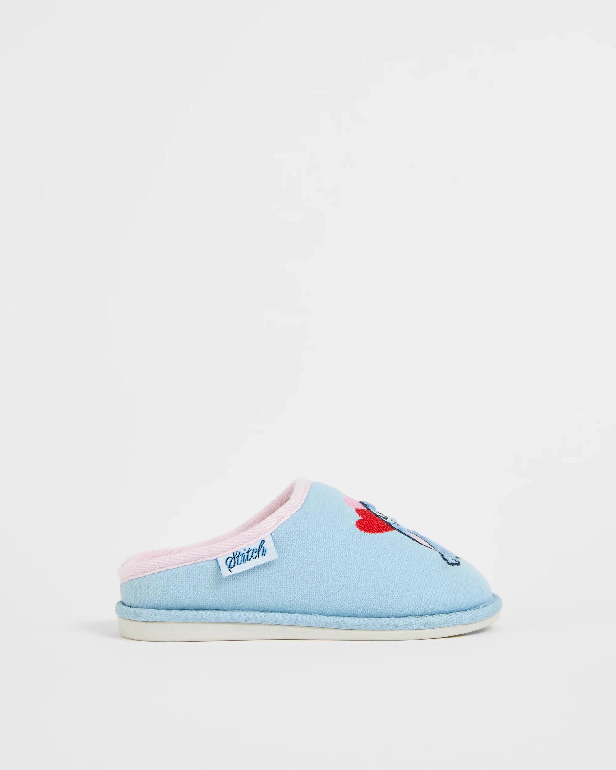 2 Target Disney Stitch Slipper Scuff BLUE, 2 of 3
