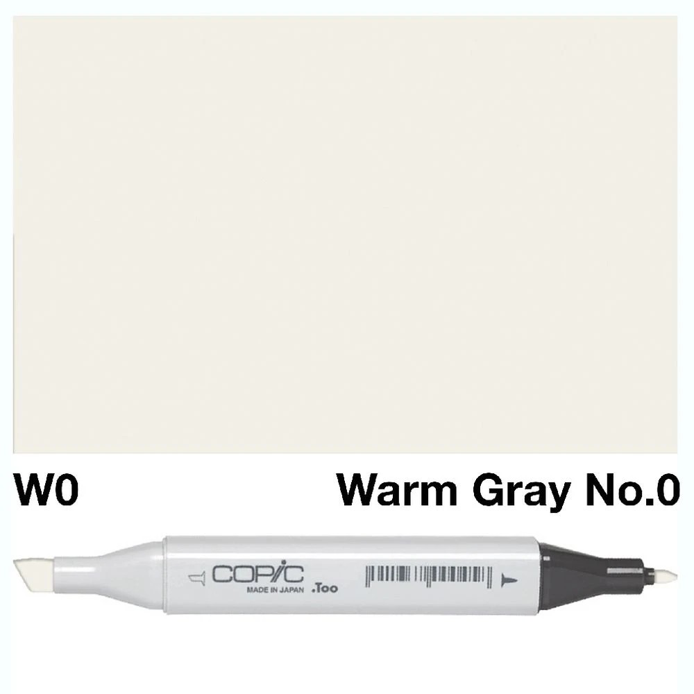 3 Copic Classic Original Dual Nib Marker W0 Warm Grey, 3 of 3