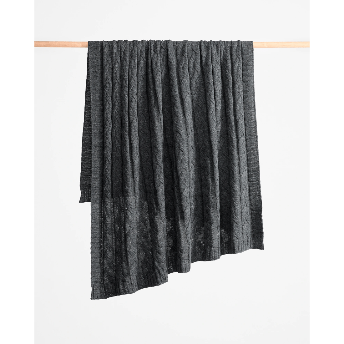 3 Target Cyrus Merino Wool Throw
 - Queen Bed
 - Grey, 3 of 4