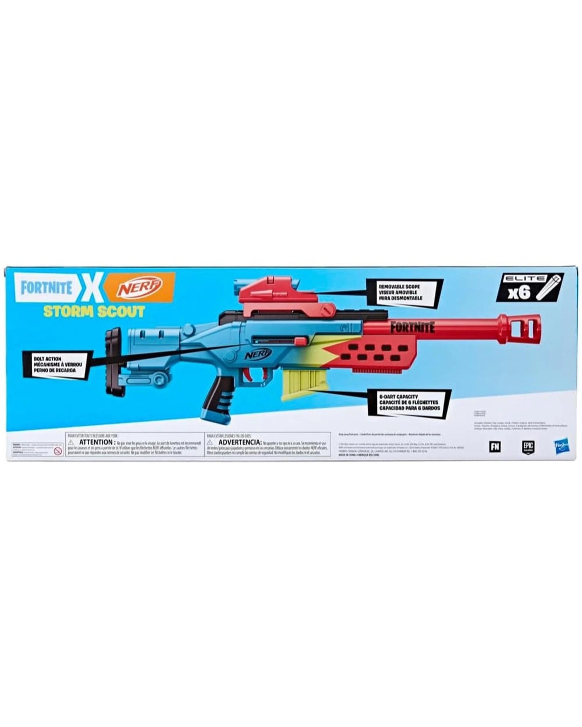 5 NERF Fortnite Storm Scout Dart Blaster, 5 of 5