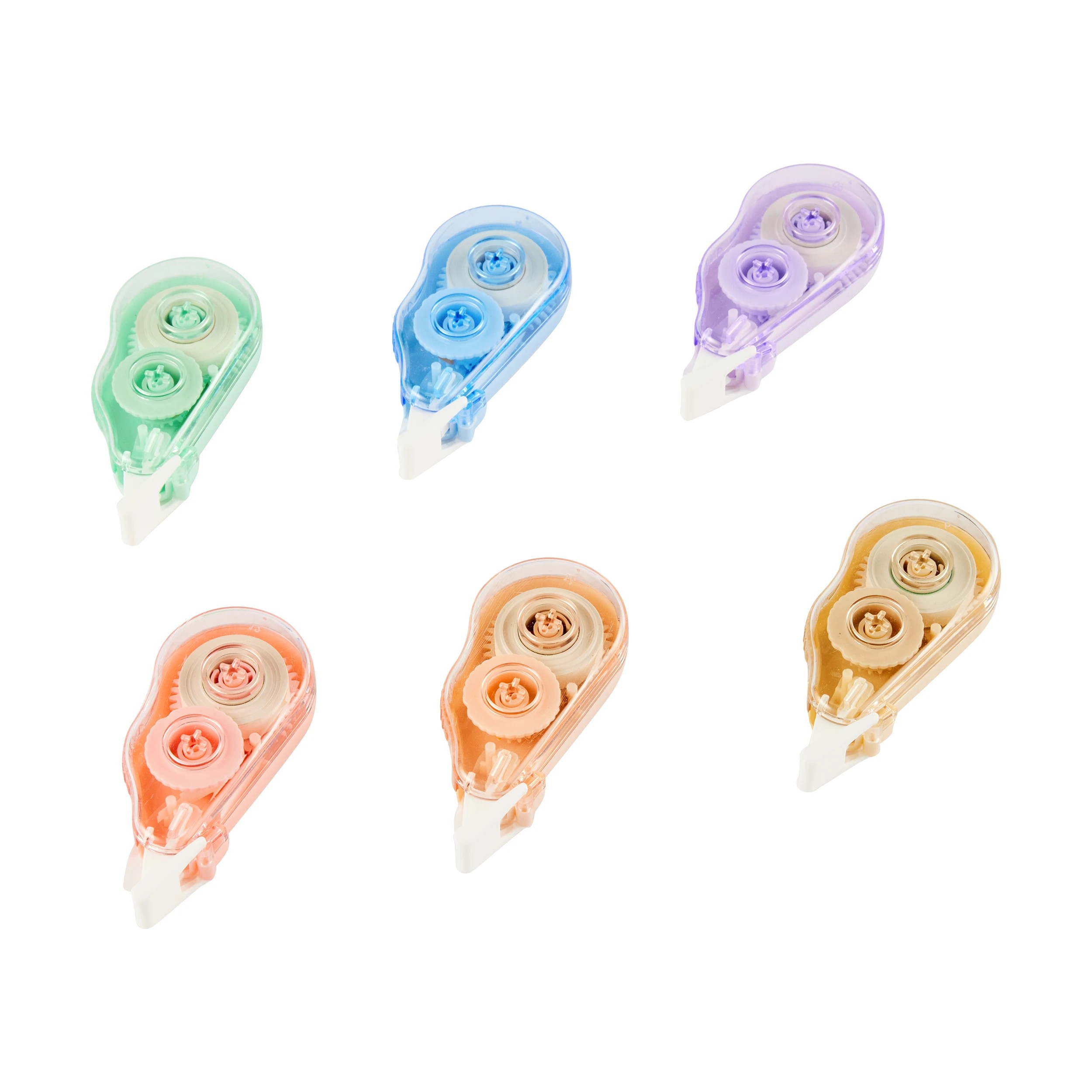 1 6 Pack Coloured Correction Tape, 1 of 6