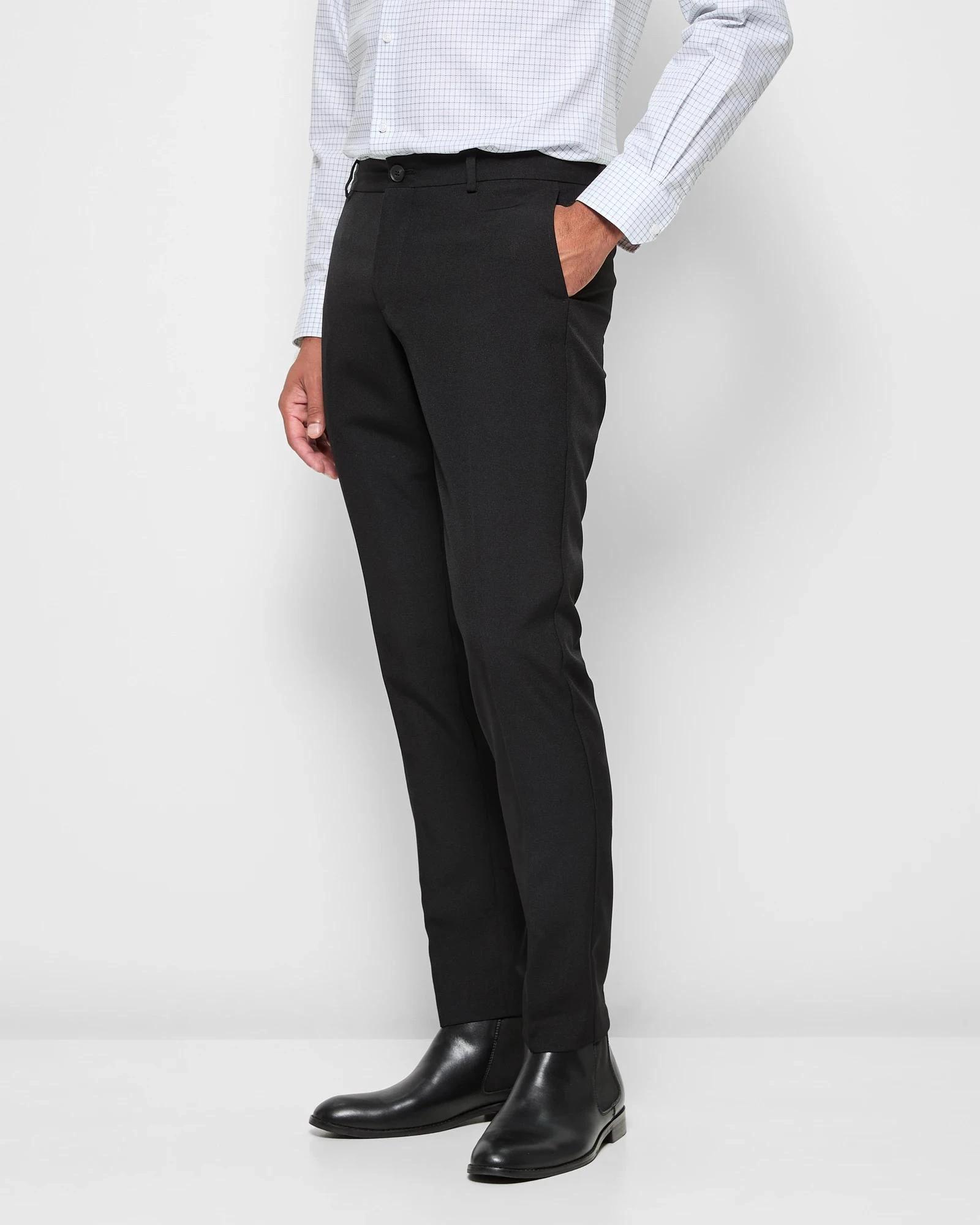 3 Tailored Fit Core Trousers - Preview BLACK, 3 of 5