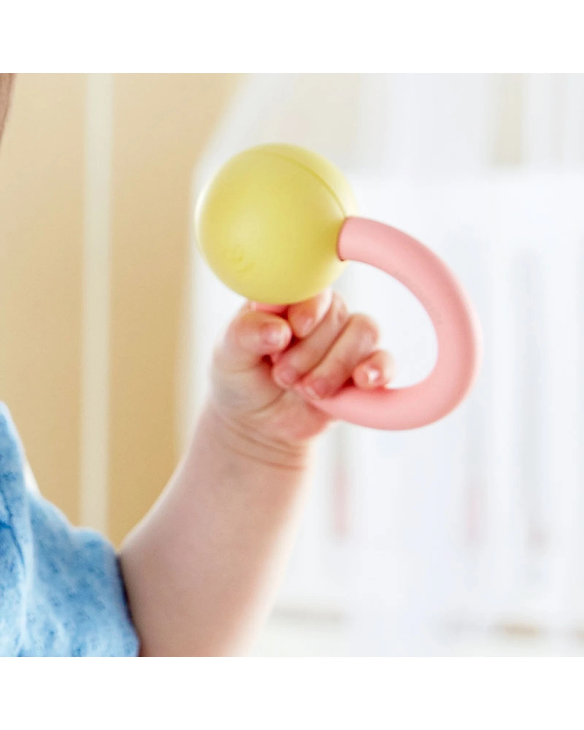 4 Hape Rattle & Teether Collection Rice-Based Sensory Toys For Babies - Multi, 4 of 4
