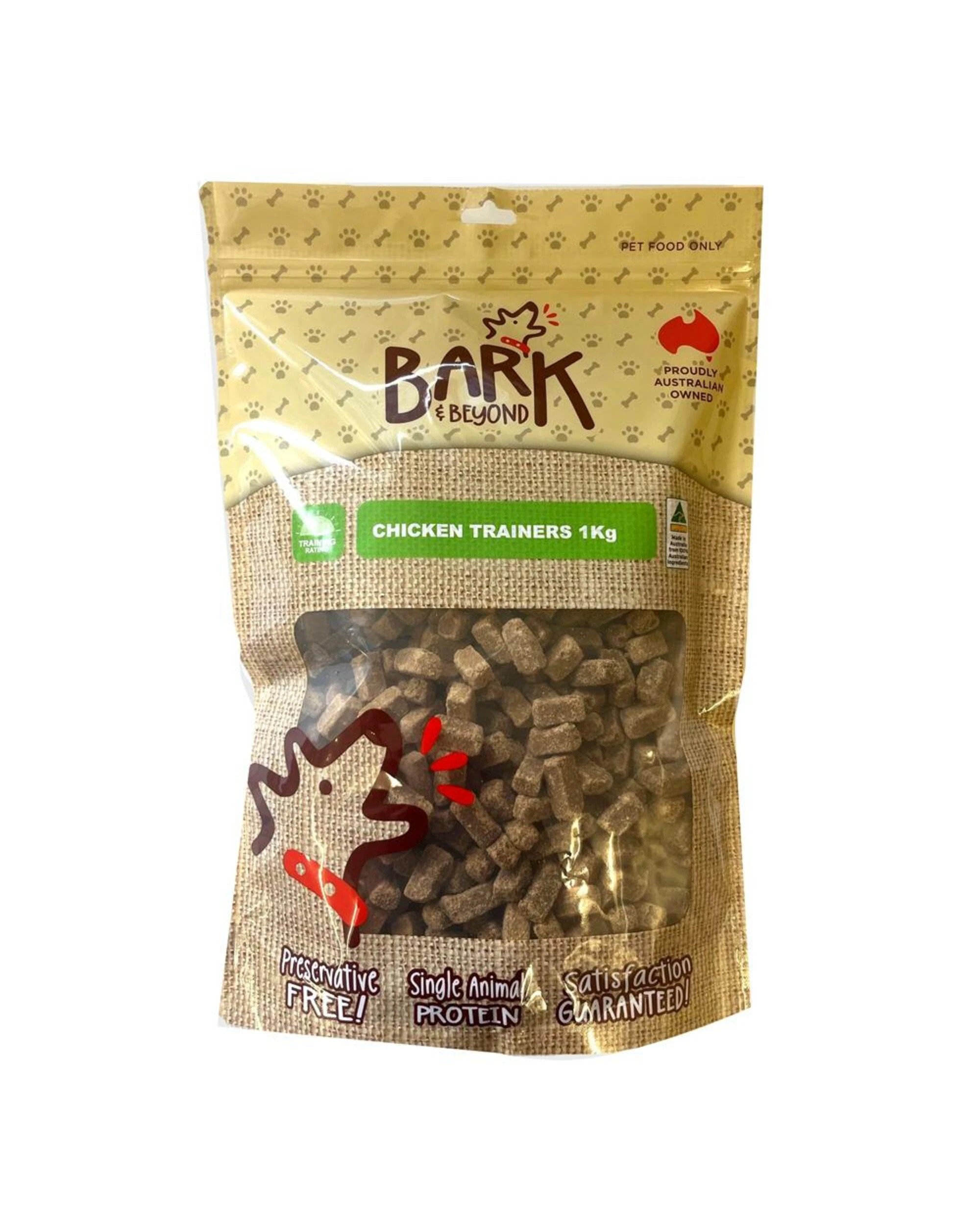 1 Bark & Beyond Chicken Dog Trainer Treats 1kg, 1 of 1