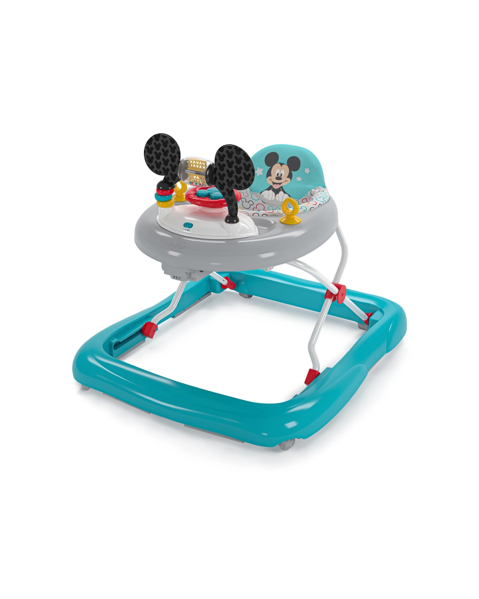 1 Bright Starts Disney Mickey Mouse Foldable Baby Walker With Music & Play Toys 6 Months+
 - Multi, 1 of 8