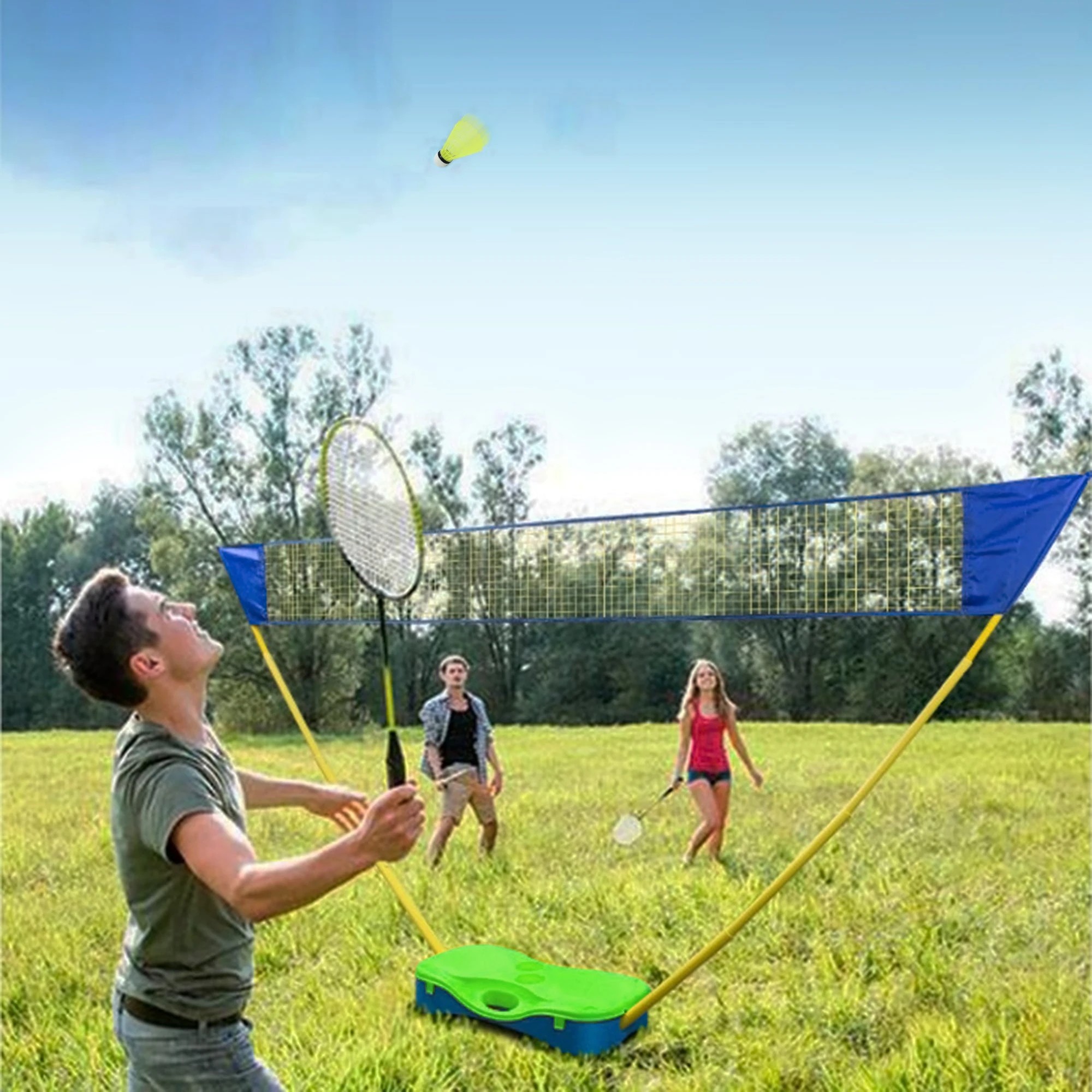 2 Elora Portable 3 In 1 Badminton Tennis Set Volleyball Outdoor Net Set, 2 of 10