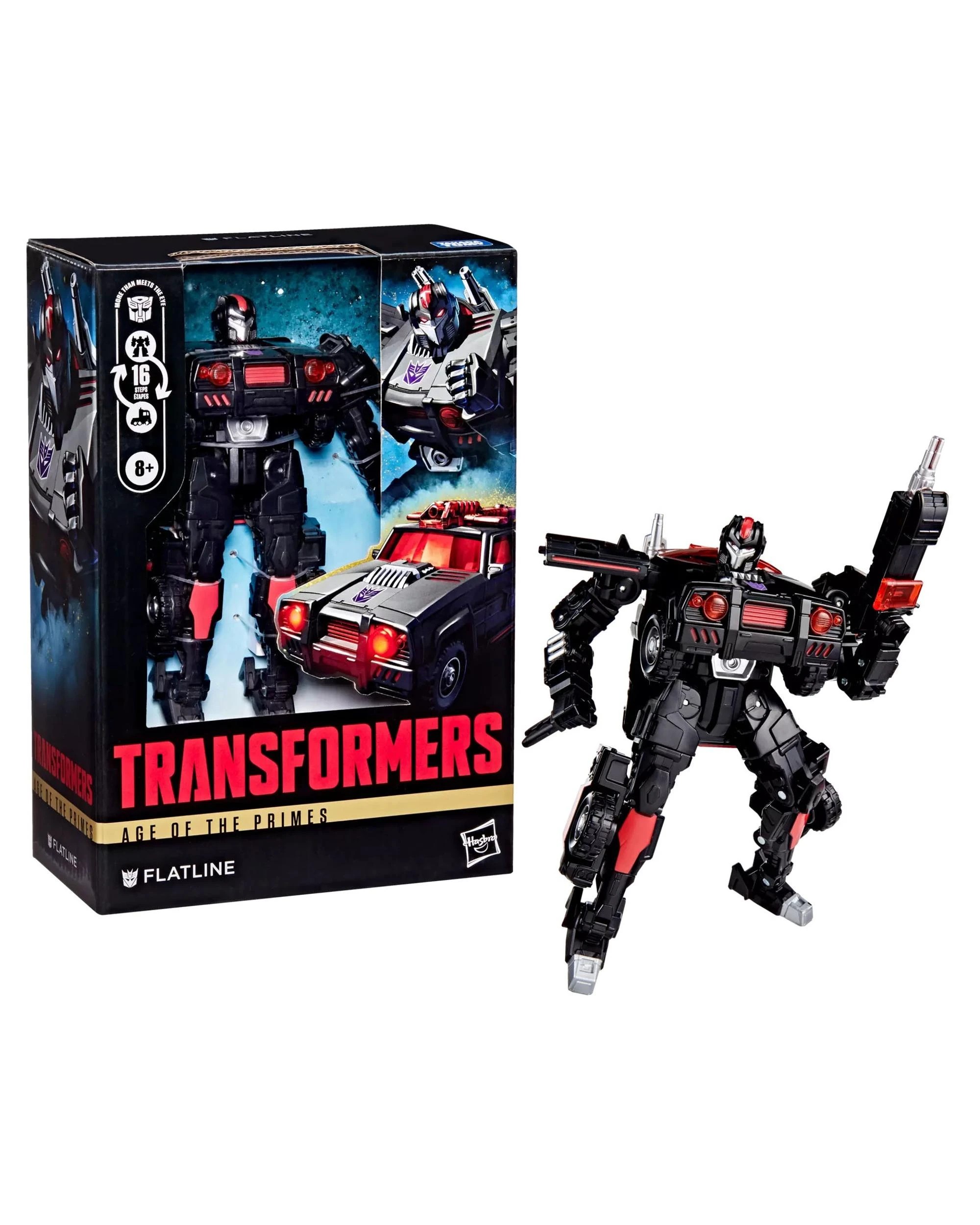 1 Transformers Age of the Primes Flatline Voyager Class Action Figure, 1 of 10