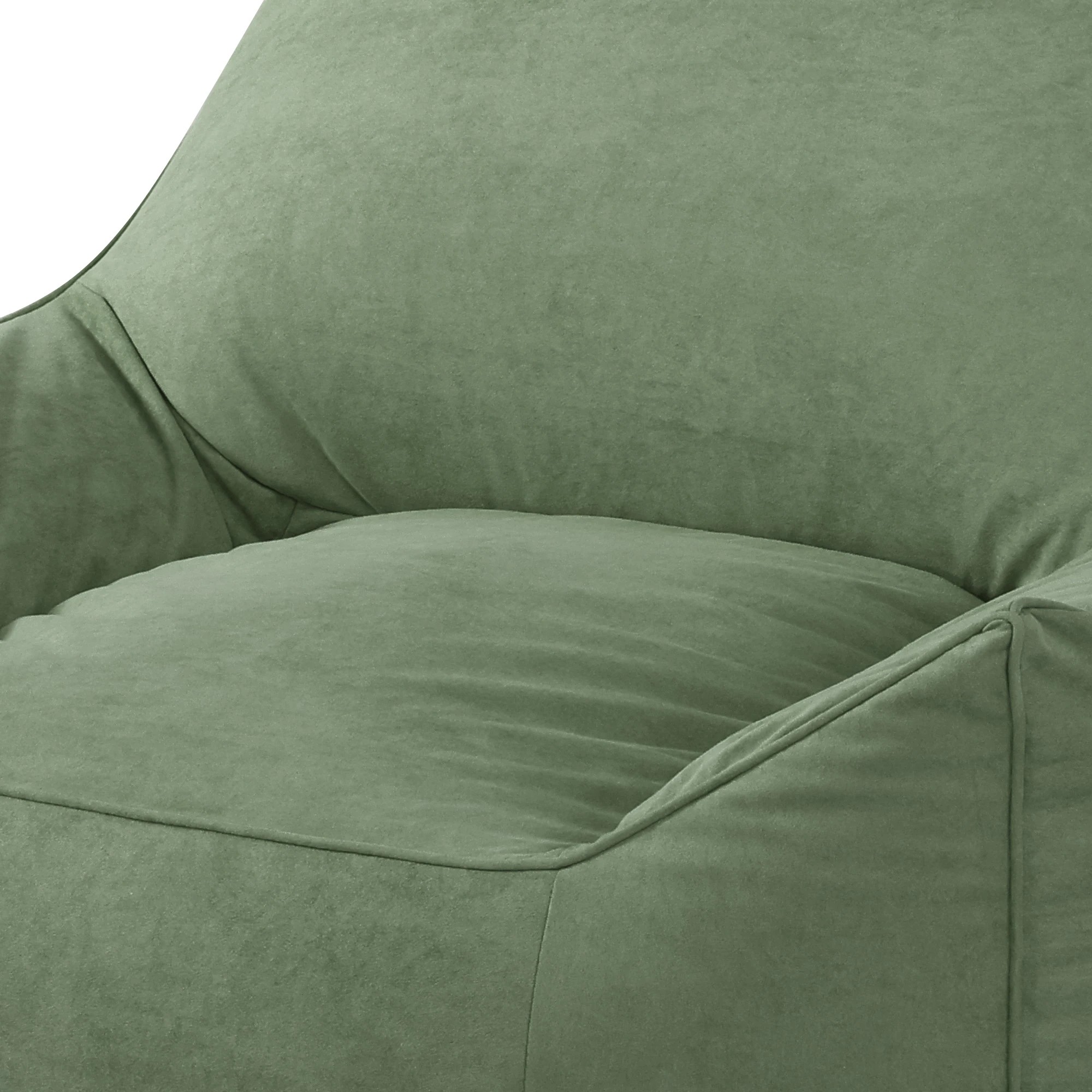 4 Marlow Bean Bag Chair Cover Suede Indoor Home Game Lounger Seat Lazy Sofa - Green, 4 of 8