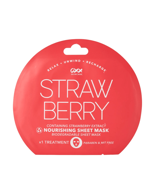 OXX Skincare Nourishing Sheet Mask 20ml - Strawberry Ext