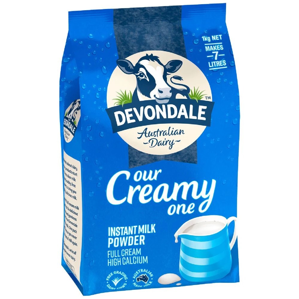 1 Devondale Instant Full Cream Milk Powder 1kg, 1 of 5