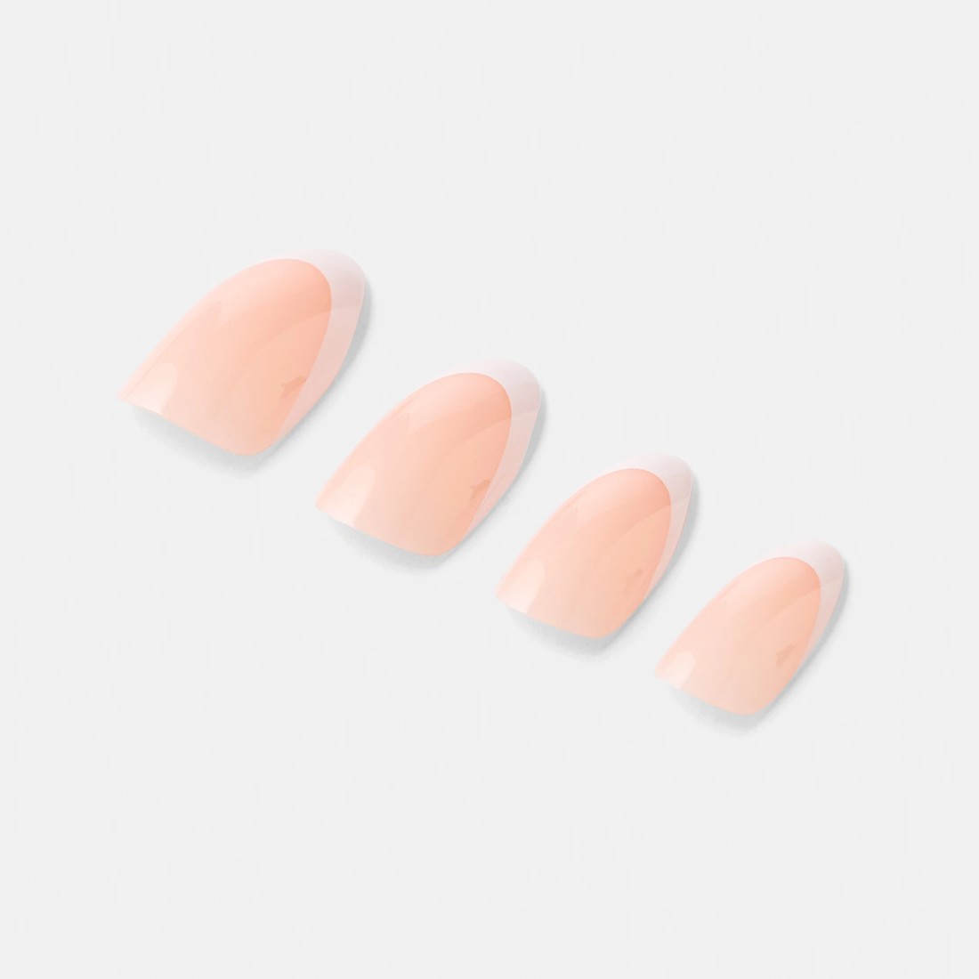 5 OXX Cosmetics 24 Pack Artificial Nails with Adhesive - Stiletto Shape, French Tip, 5 of 5