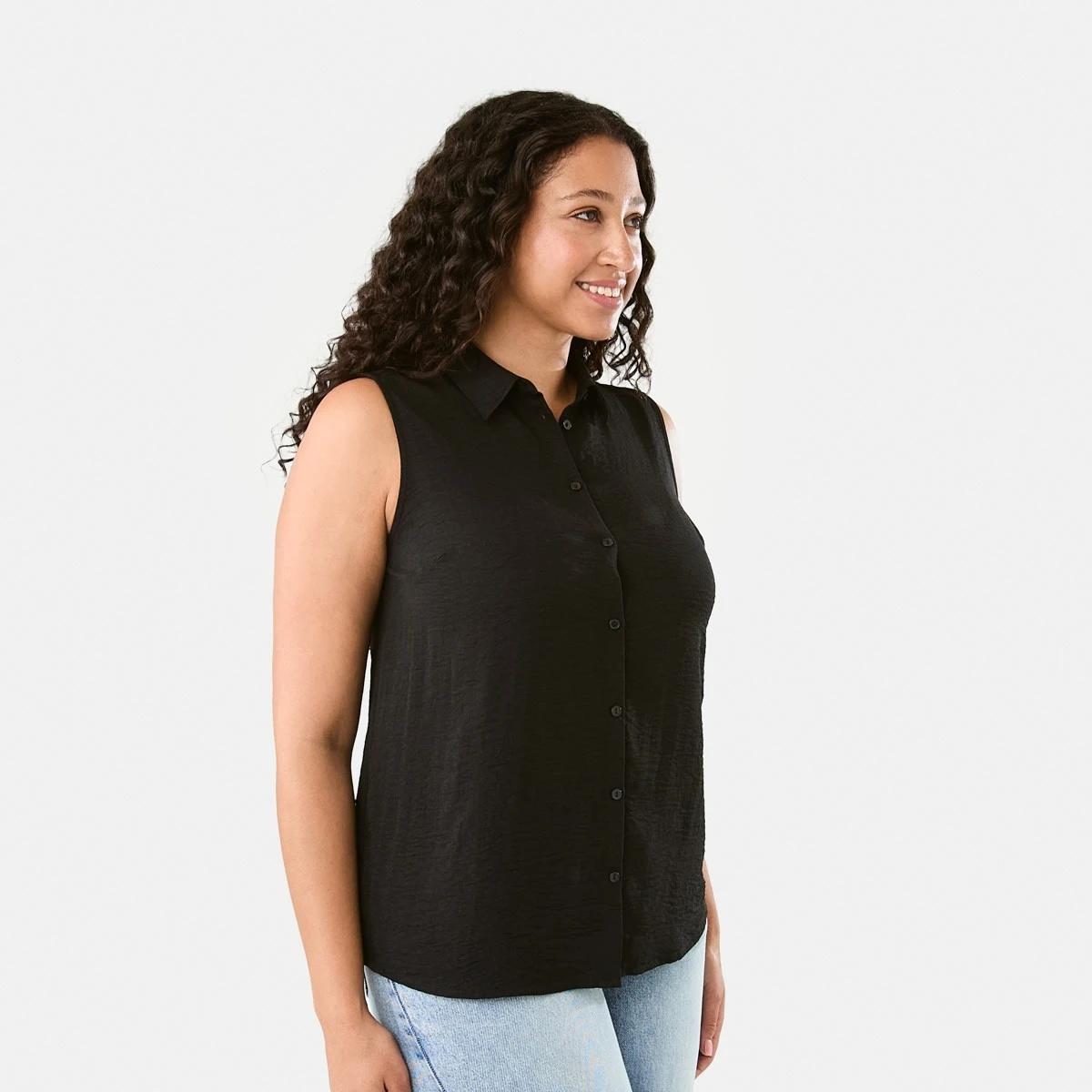 2 Sleeveless Soft Shirt Black, 2 of 6