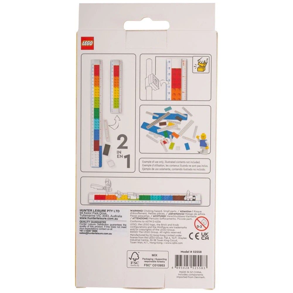 3 Lego Buildable Ruler with Mini Figurine, 3 of 3