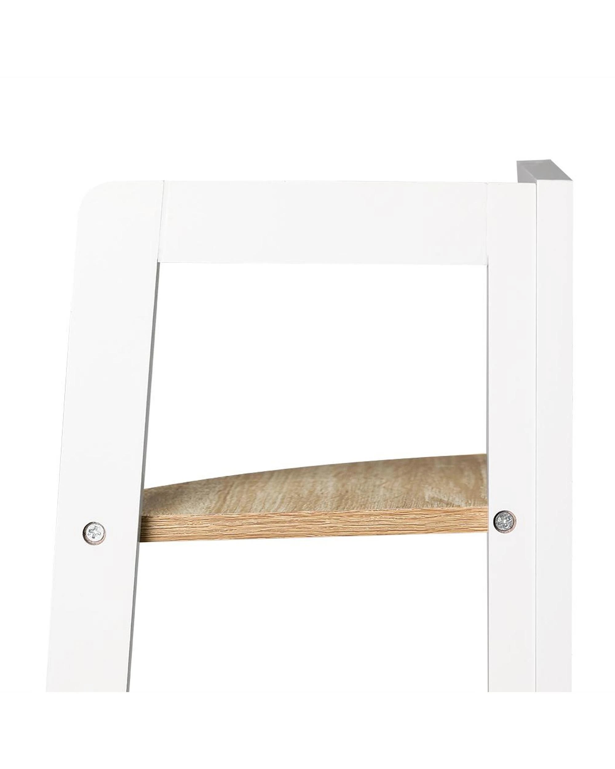 8 Hawaii 4 Tier Display Ladder Corner Shelf Rack White, 8 of 10