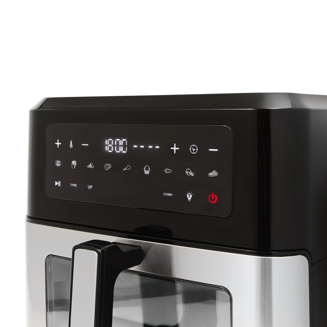 10 2-in-1 Air Fryer and Oven - Black and Silver Look, 10 of 10