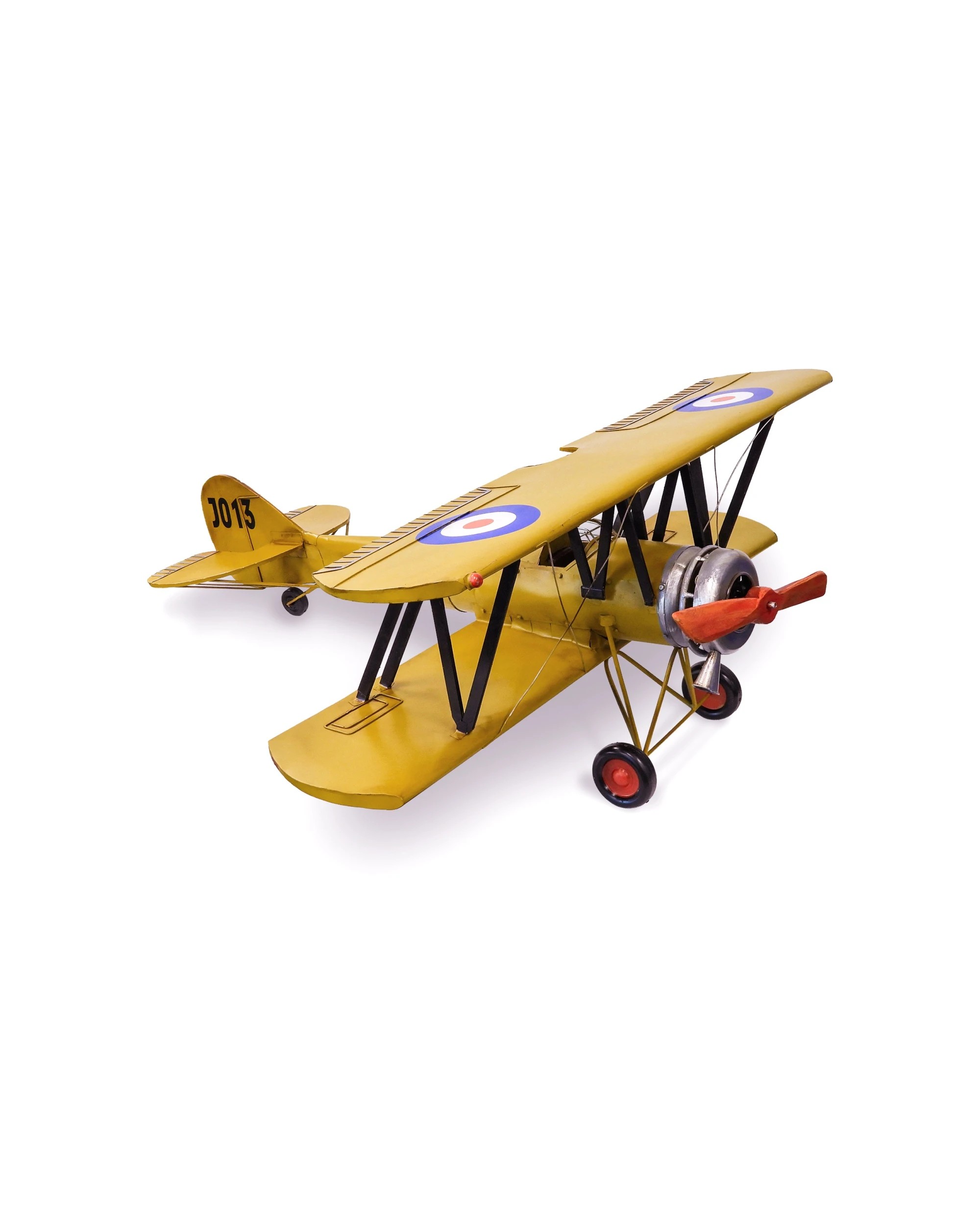1 Boyle Metal Ornament Figurine EX Large The Arvo 621 Aircraft 96x94cm - Yellow, 1 of 5