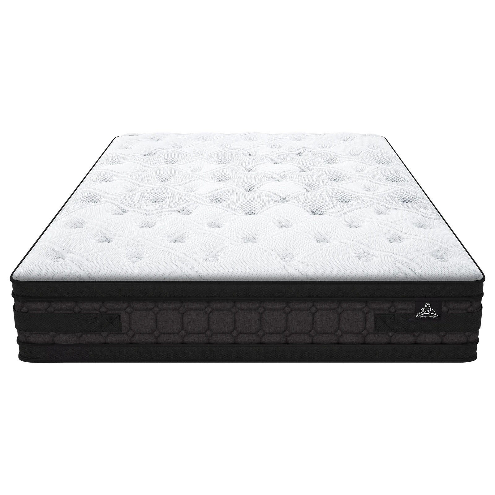 2 Starry Eucalypt Mattress Pocket Spring Latex Euro Top 36cm Athena - Double Bed, 2 of 10