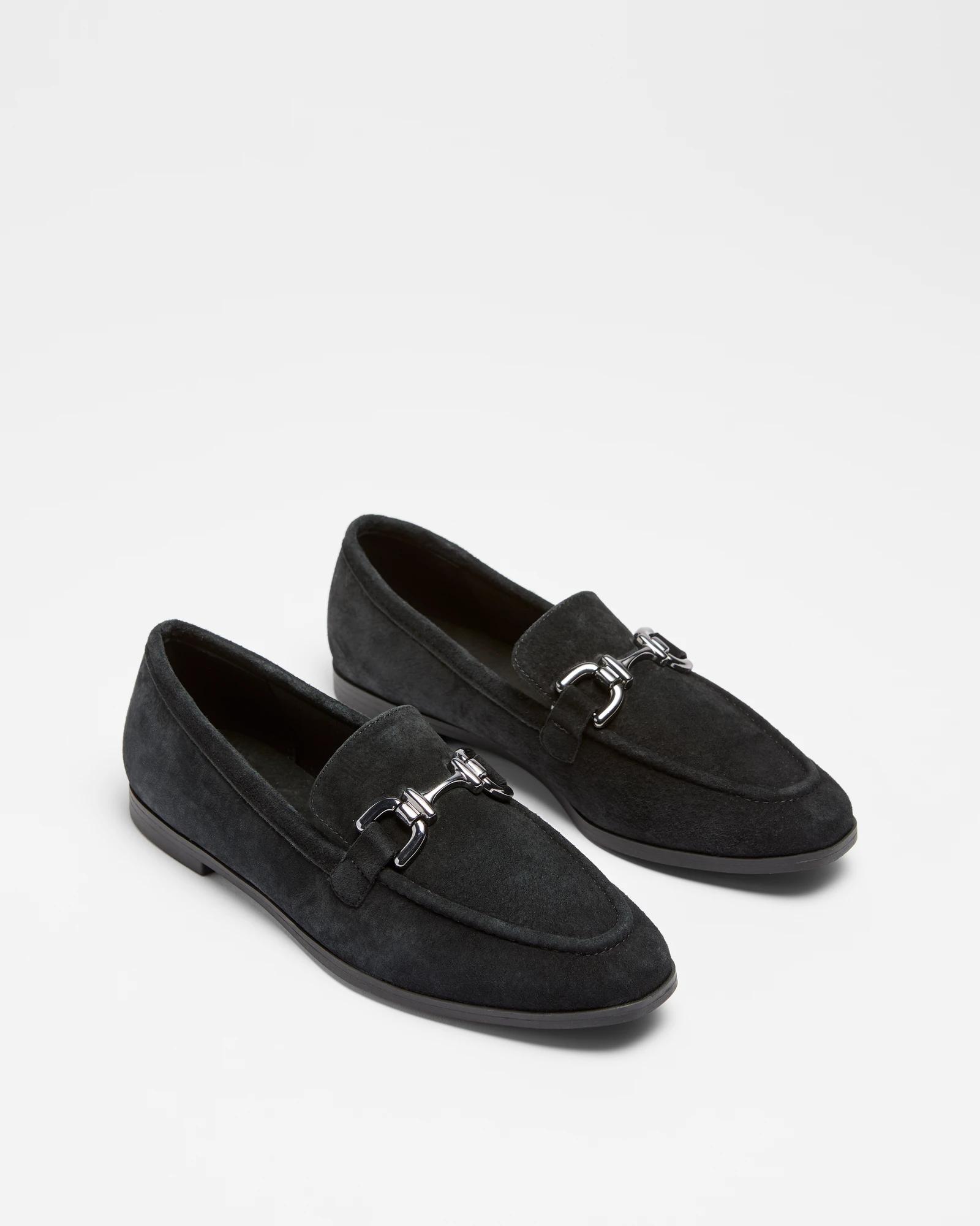 3 Target Womens Genuine Suede Loafer - Cindy Ii BLACK, 3 of 3