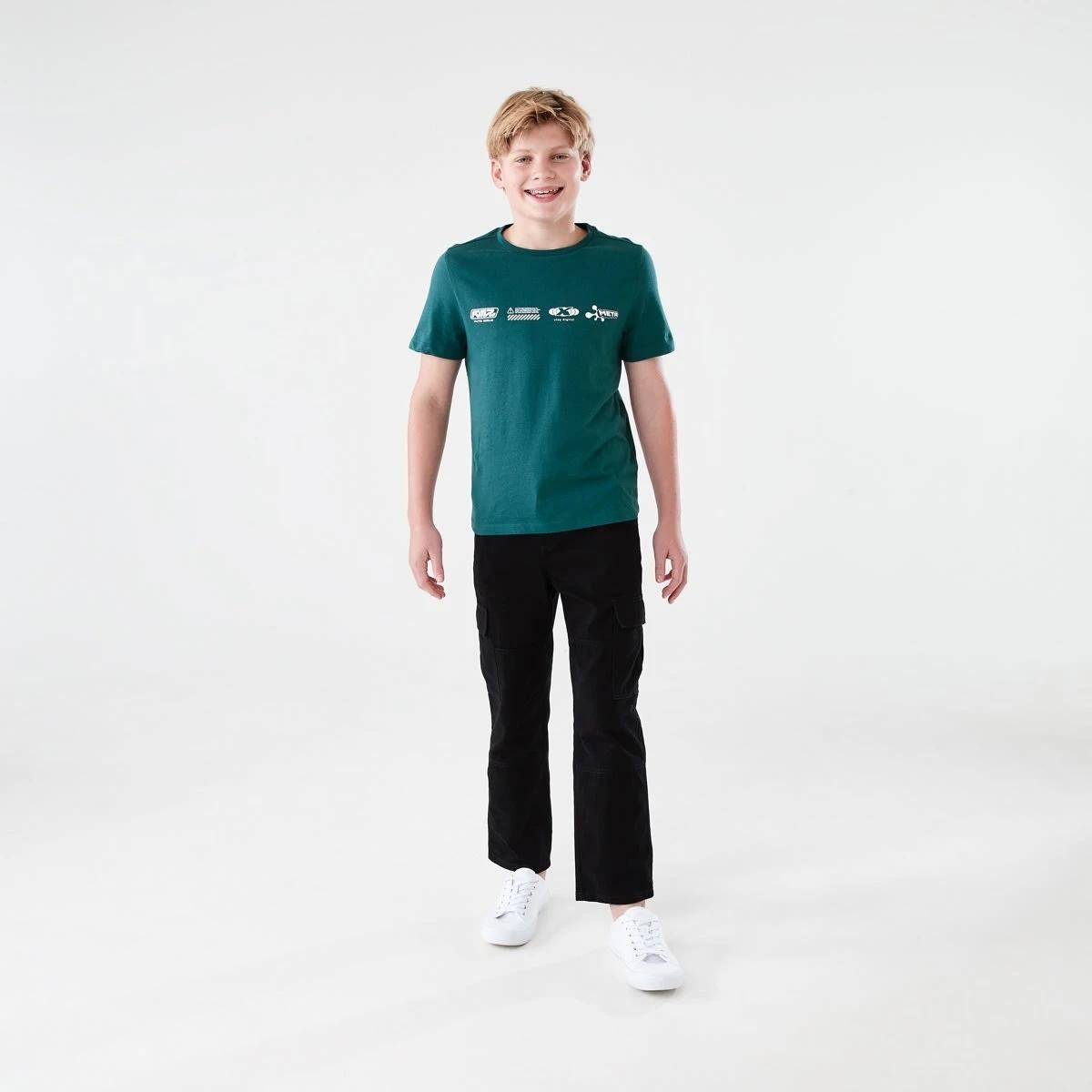 5 Short Sleeve Print T-shirt FUTURE ICONS GREEN, 5 of 6