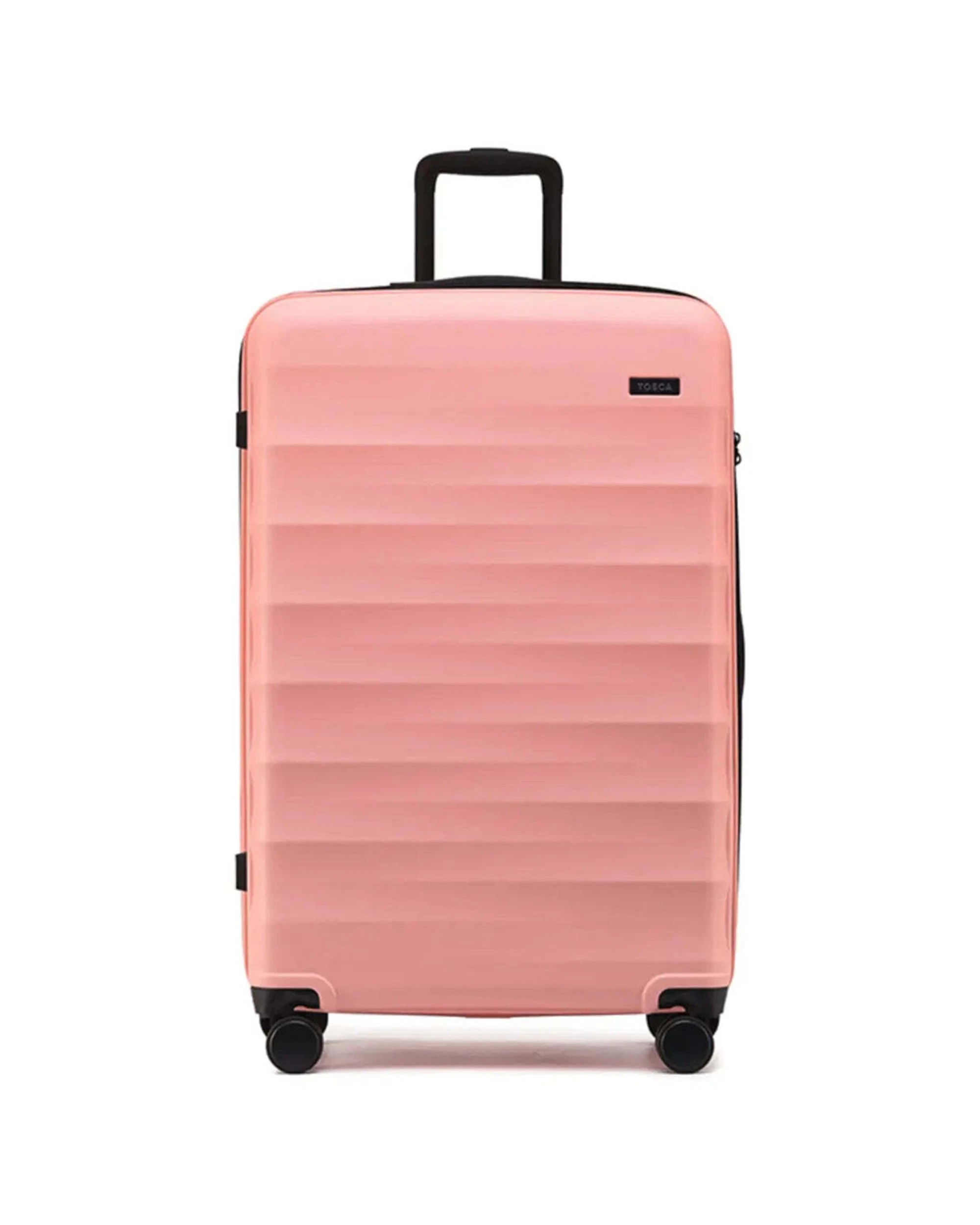 5 Tosca Interstellar 2.0 4-Wheel Expandable Suitcase Set of 3 Small Medium Large Peach - Pink, 5 of 8