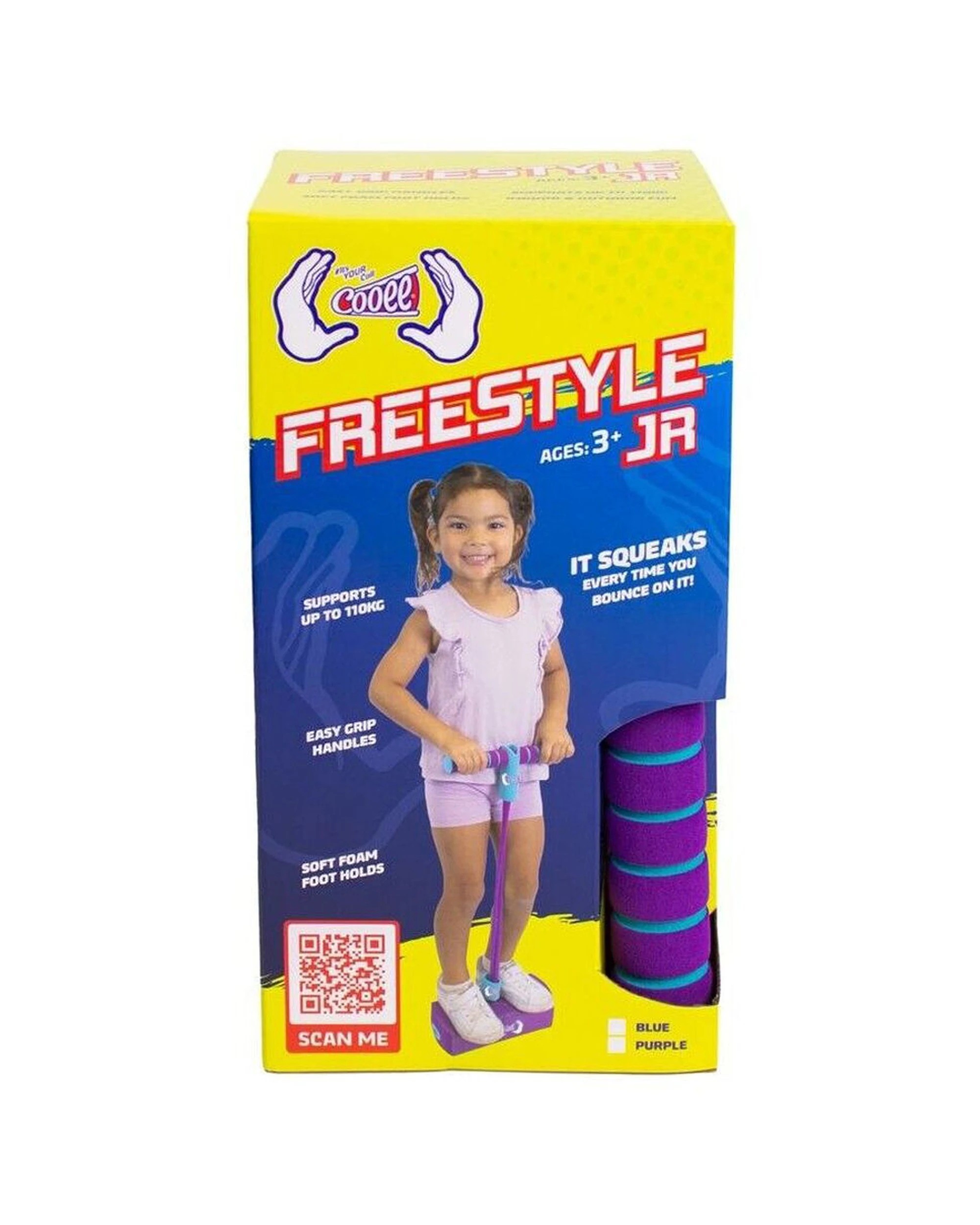 3 Cooee 2PK Freestyle Junior Pogo Bounce Jump Stick Upto 110kg - Multi, 3 of 3