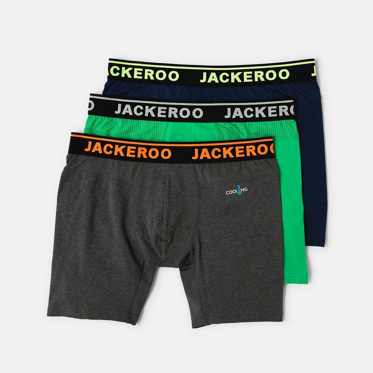 1 3 Pack Mid Length Cooling Shorts JACK PRIME, 1 of 8