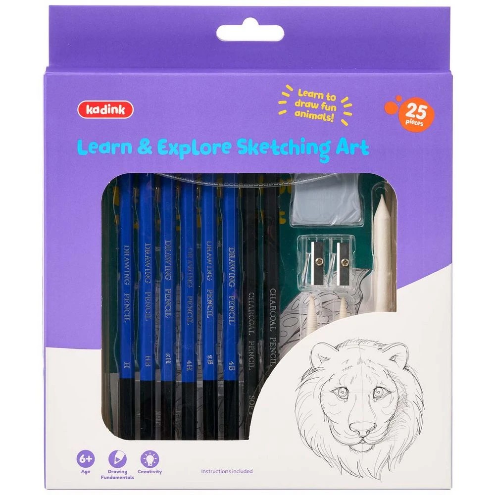 1 Kadink Learn and Explore Sketching Set, 1 of 4