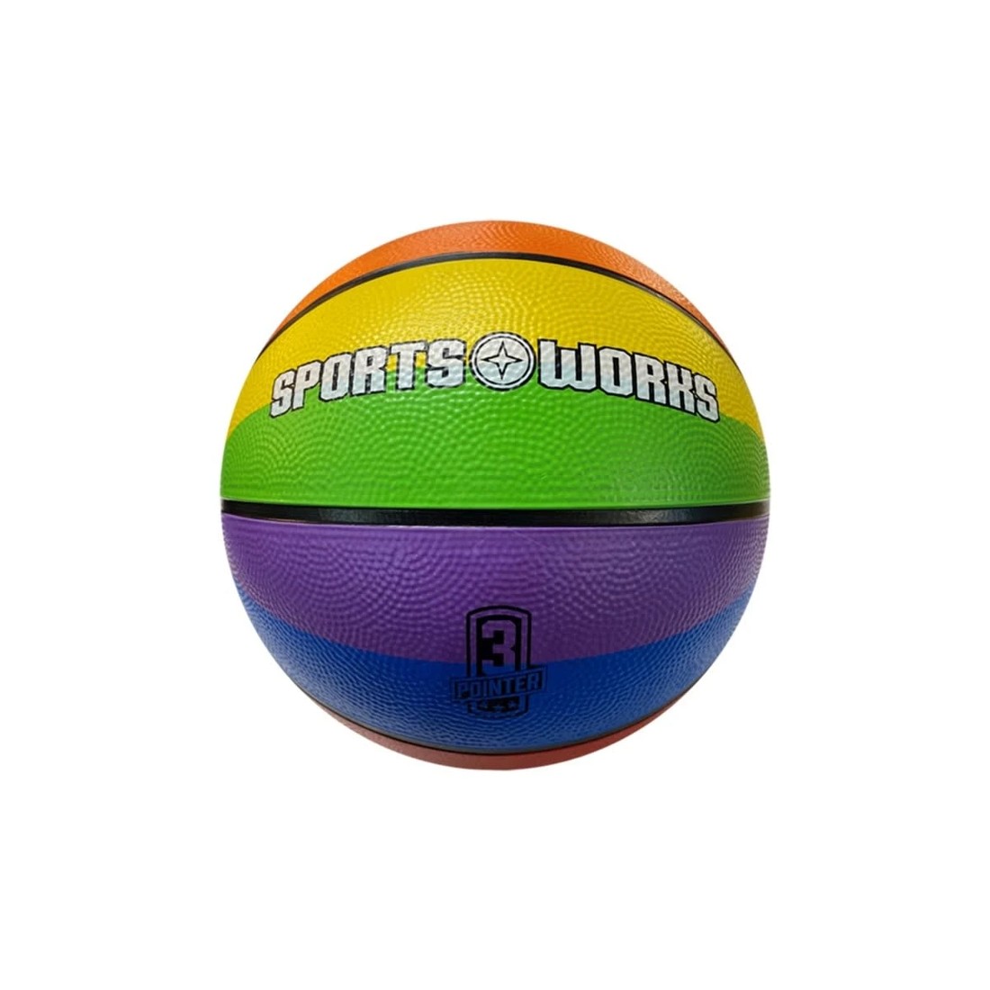 6 Sports Works Basketball - Size 7, Assorted, 6 of 7
