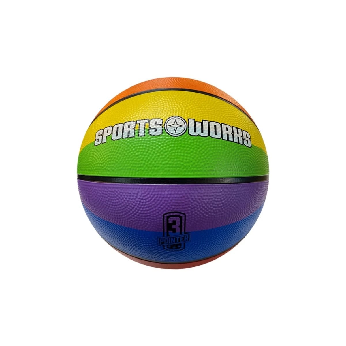 6 Sports Works Basketball - Size 7, Assorted, 6 of 7