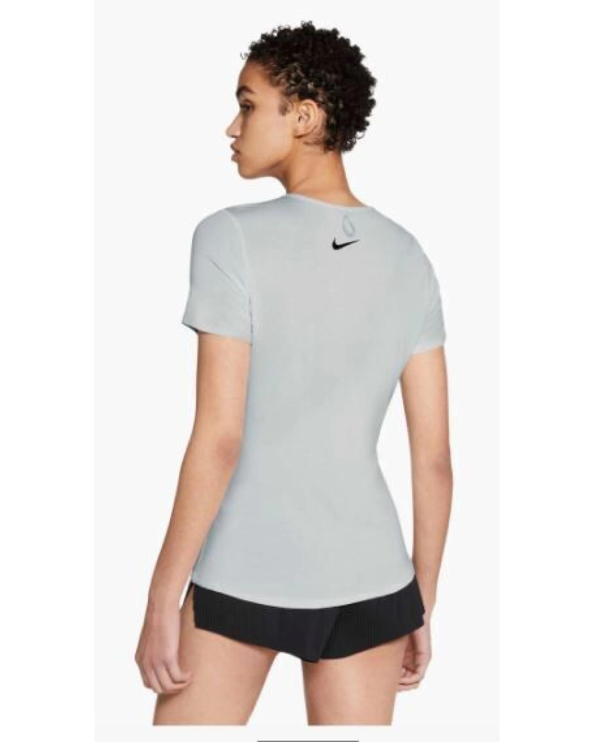 3 Nike Womens Dri-FIT Run Division City Sleek Short Sleeve Top , 3 of 4