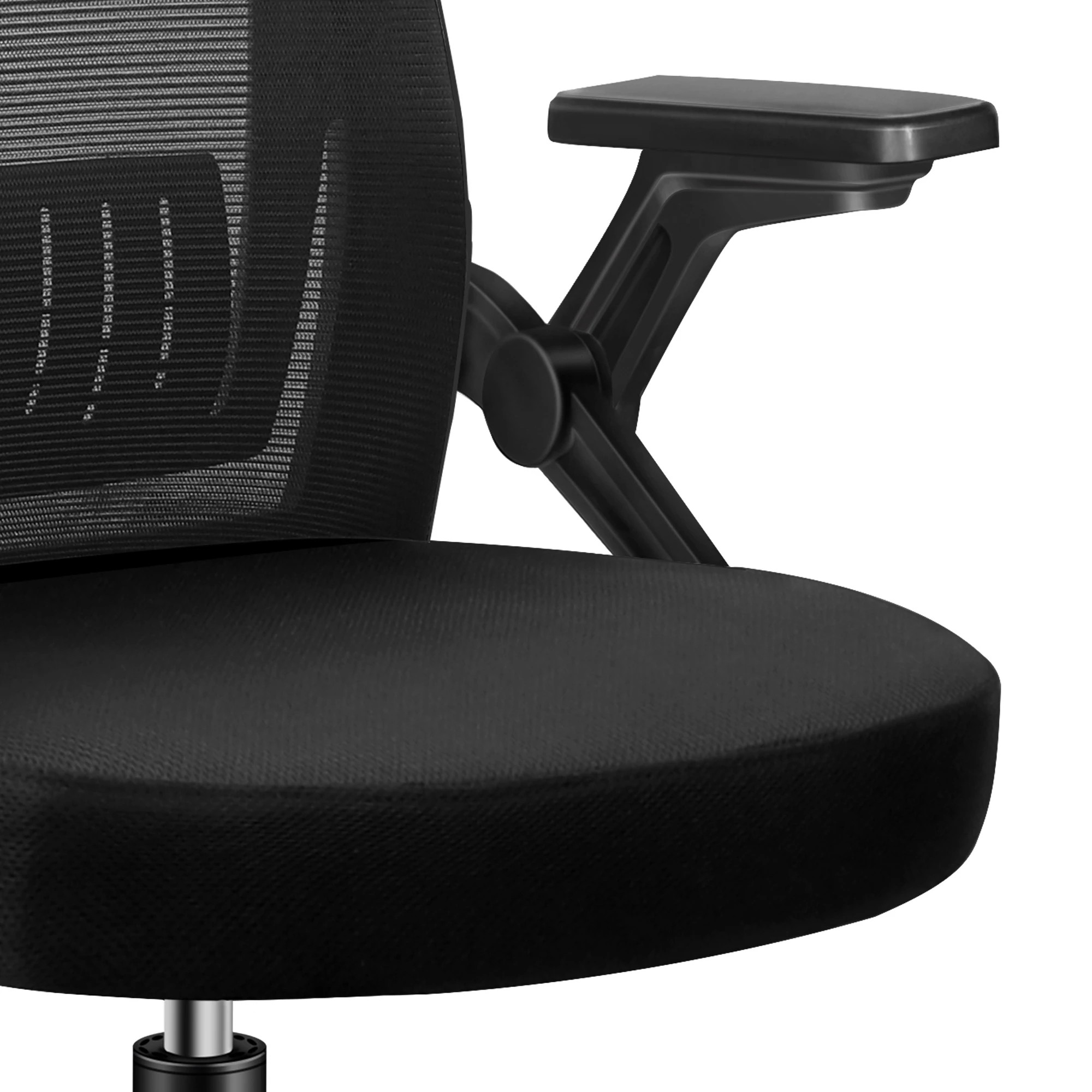 6 Alfordson Mesh Office Chair Executive Computer Fabric Seat Gaming Racing Work - Black, 6 of 10