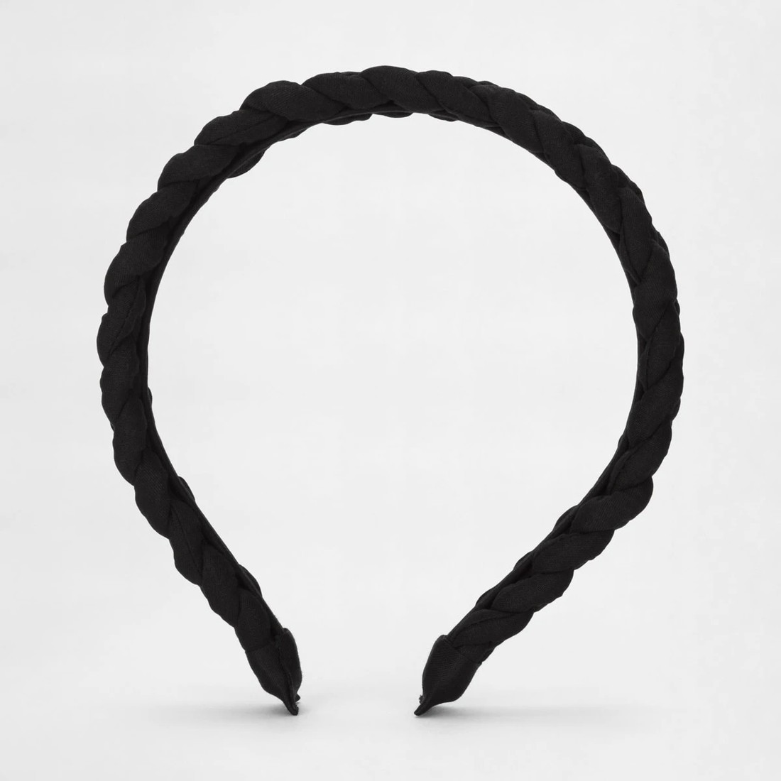 4 Braided Headband - Black, 4 of 5