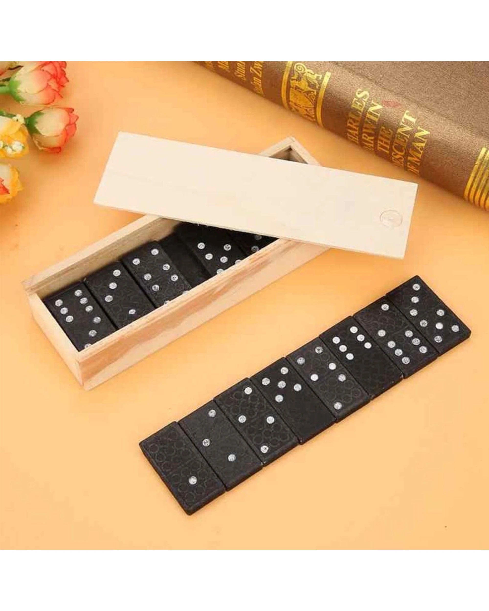 4 BR Toys Domino Set Wooden Box Kids Children Traditional Toy, 4 of 9