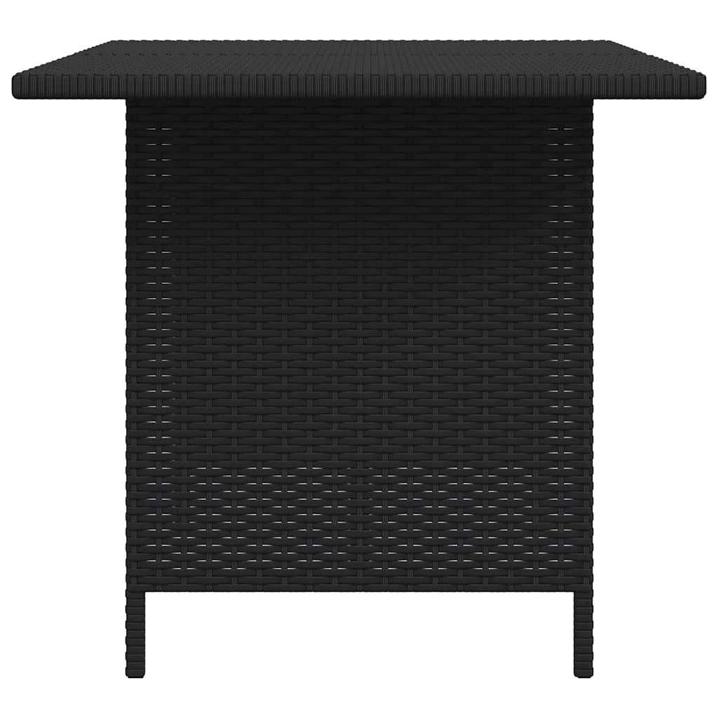 5 vidaXL Garden dining table Durable - Black, 5 of 9