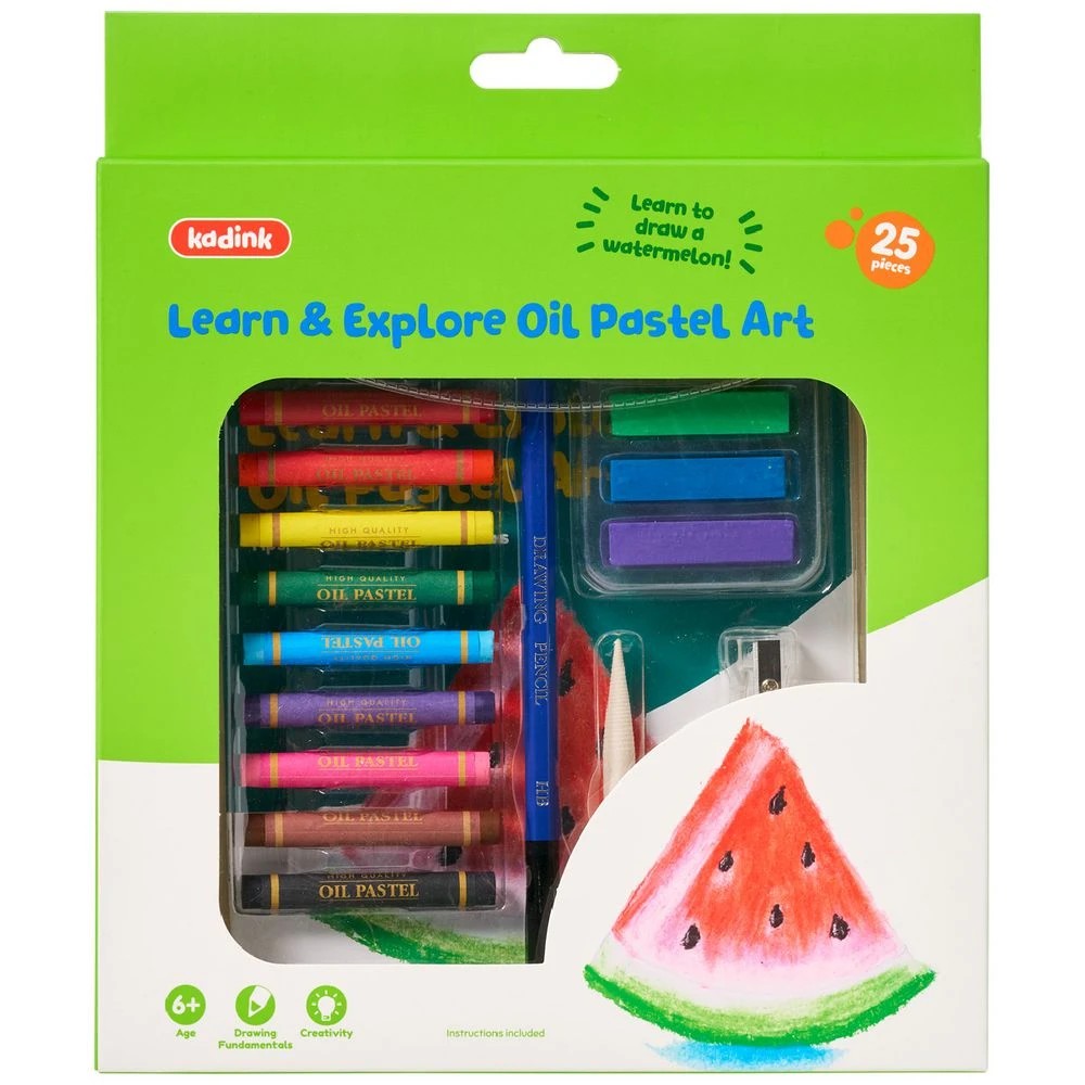1 Kadink Learn and Explore Oil Pastel Art Set, 1 of 4