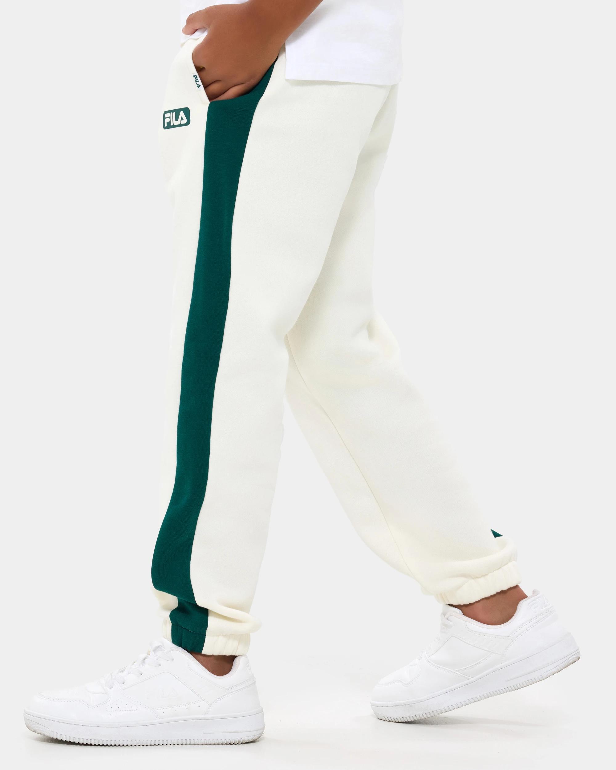 3 Fila Michael College Jogger Pants OFF WHITE, 3 of 7