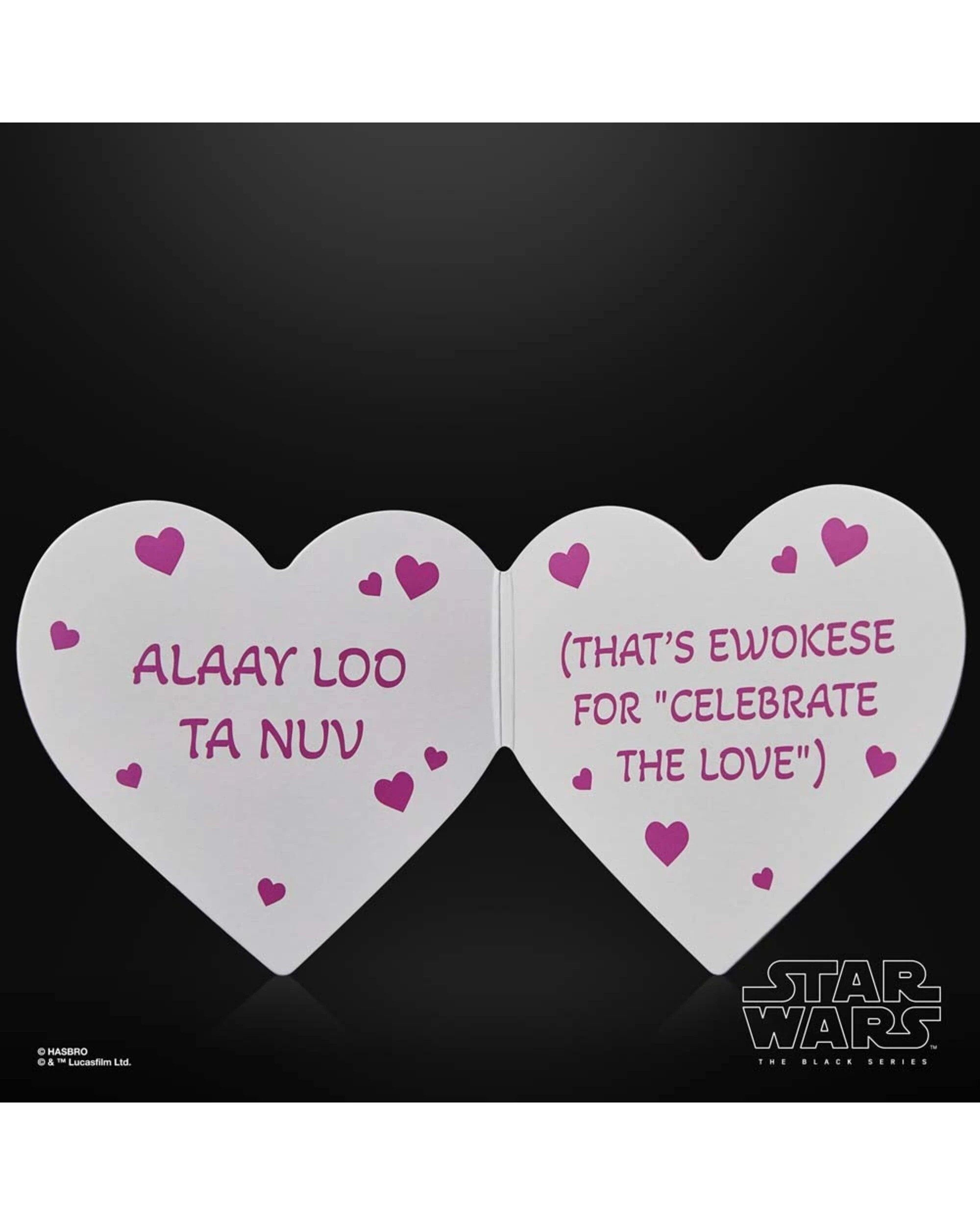 5 Star Wars - The Black Series - Ewok Valentine's Day Edition Action Figure, 5 of 5
