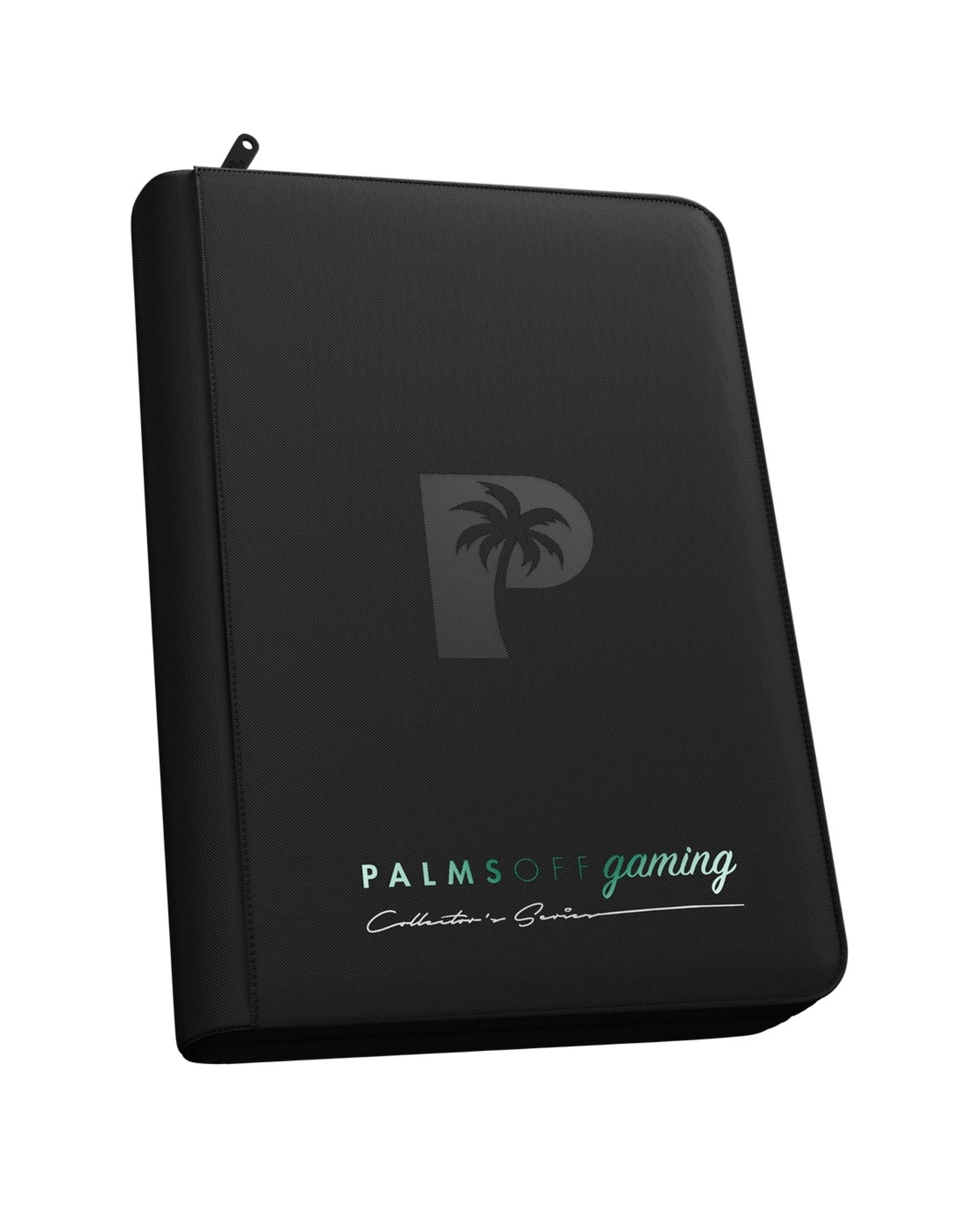 1 Palms Off Gaming Collector's Series 4 Pocket Zip Binder - Black, 1 of 8