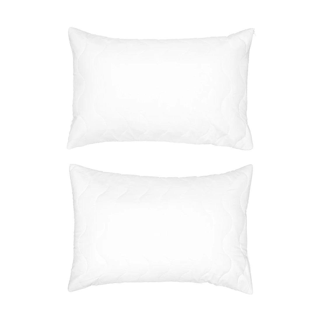 2 2 Pack Quilted Pillow Protectors - White, 2 of 4