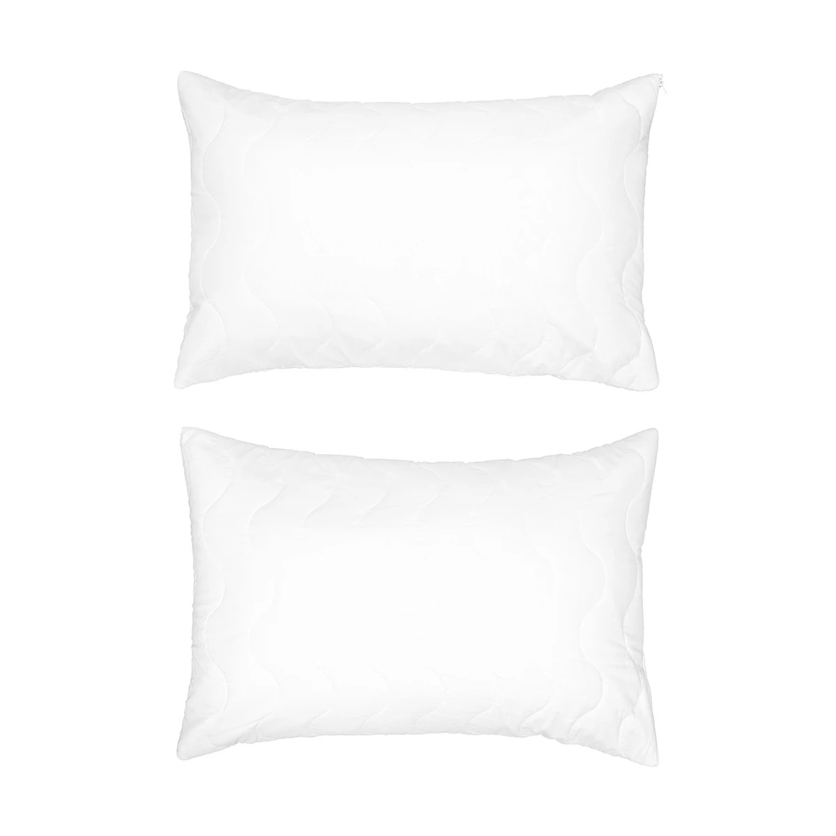 2 2 Pack Quilted Pillow Protectors - White, 2 of 4
