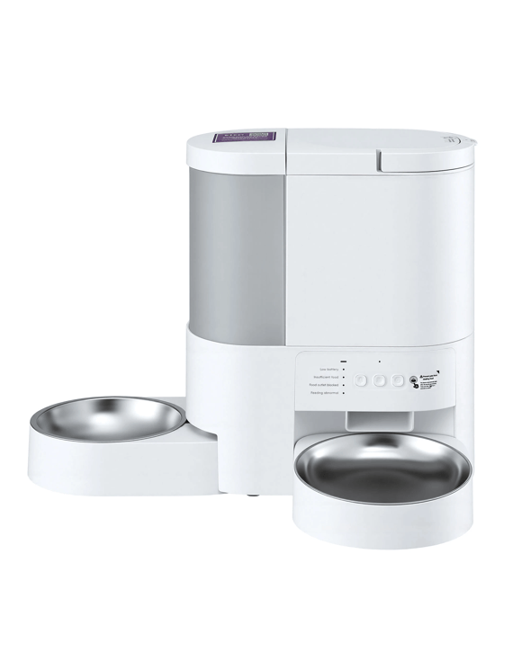 i.Pet Automatic Pet Feeder Water Dispenser  2-in-1 Smart WiFi Dog Cat Food - White